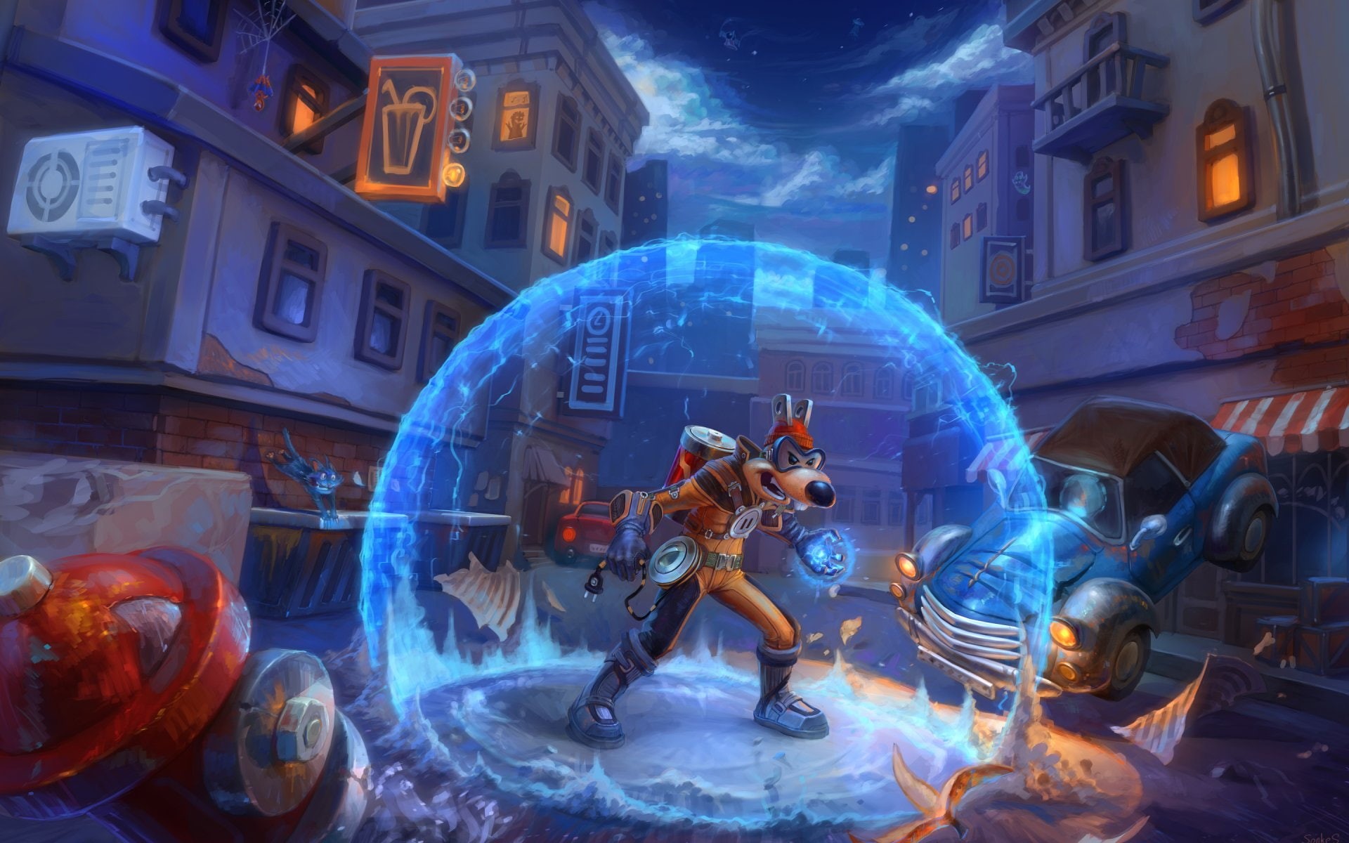 Megavolt, TV Show, 1080P, Darkwing Duck, HD Wallpaper