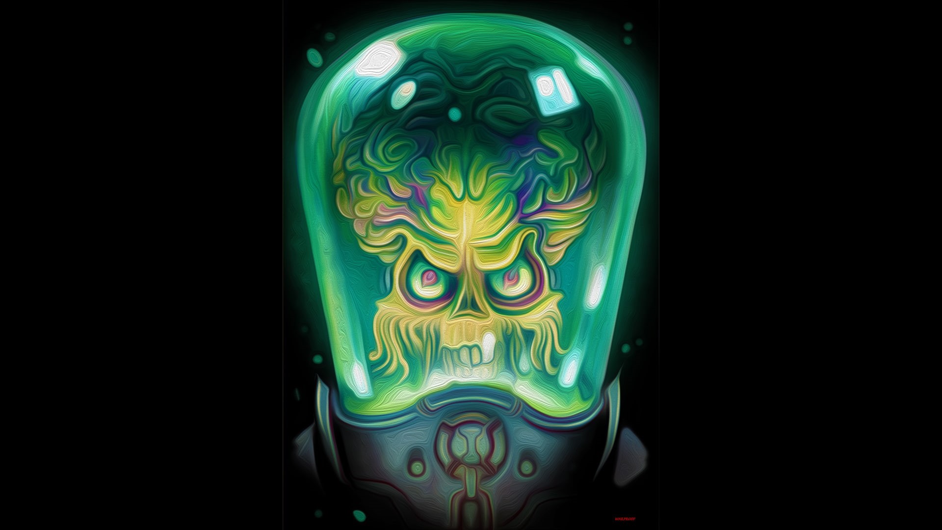 Movie, Mars Attacks!, Oil Painting, 1080P, HD Wallpaper