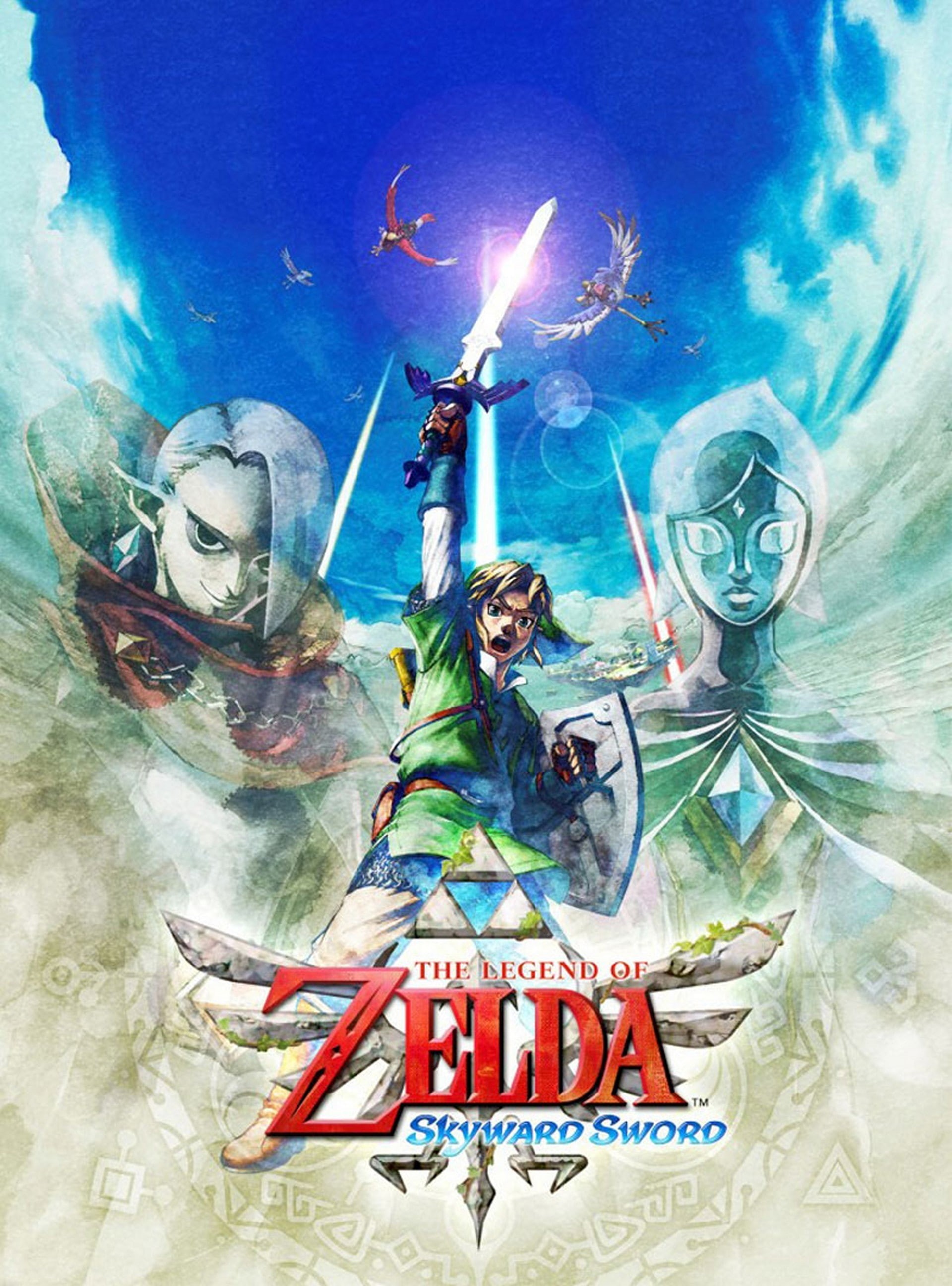 hd, 2K, video, games, art, skyward, zelda, artwork, sword, Link, legend, Phone HD Wallpaper