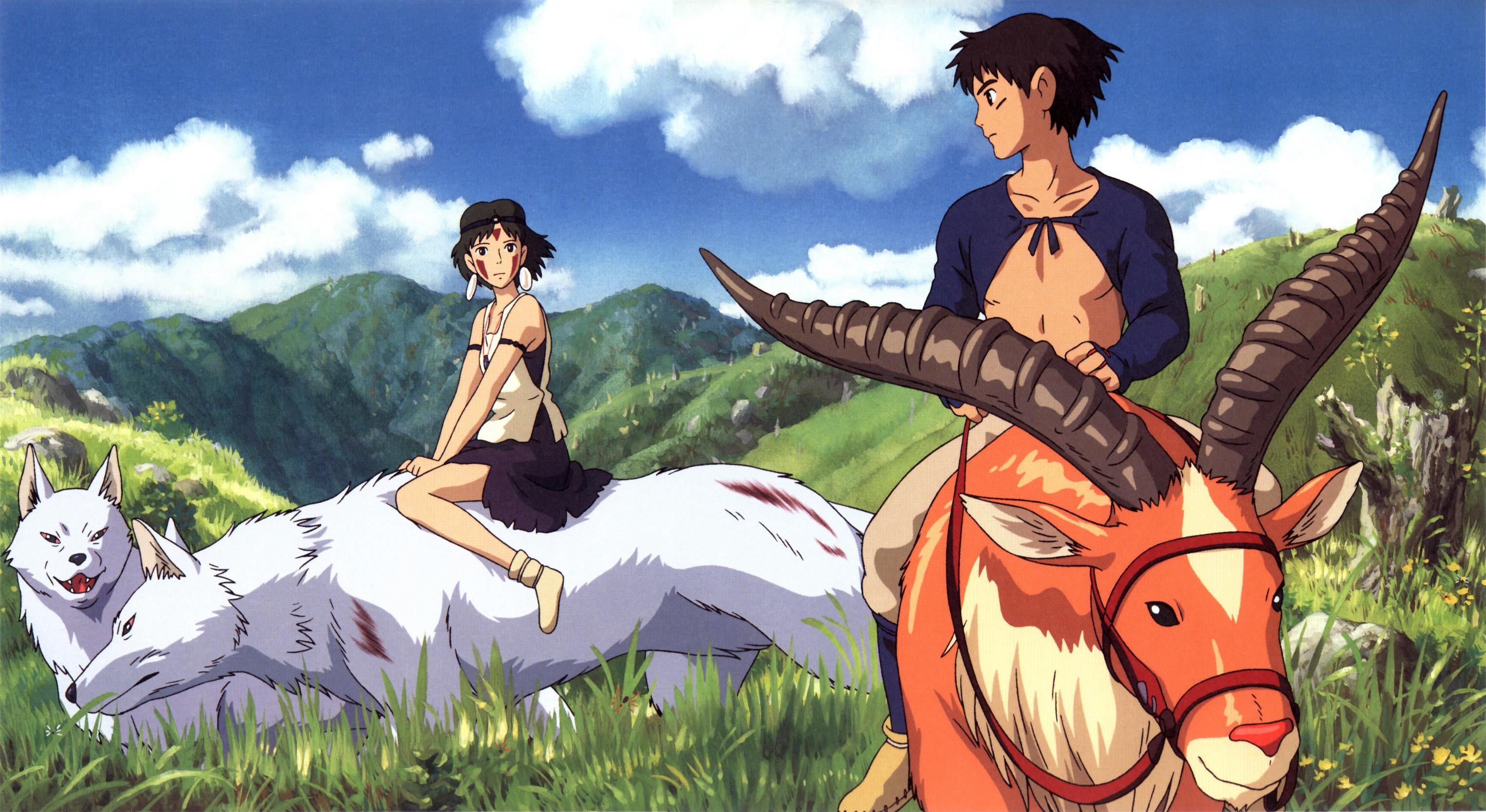 animals, Mononoke, 2K, Ashitaka, nature, Princess Mononoke, HD Wallpaper