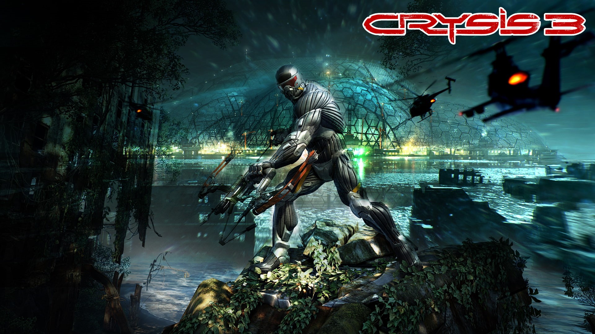 1080P, Crysis 3, artwork, digital art, video games, HD Wallpaper