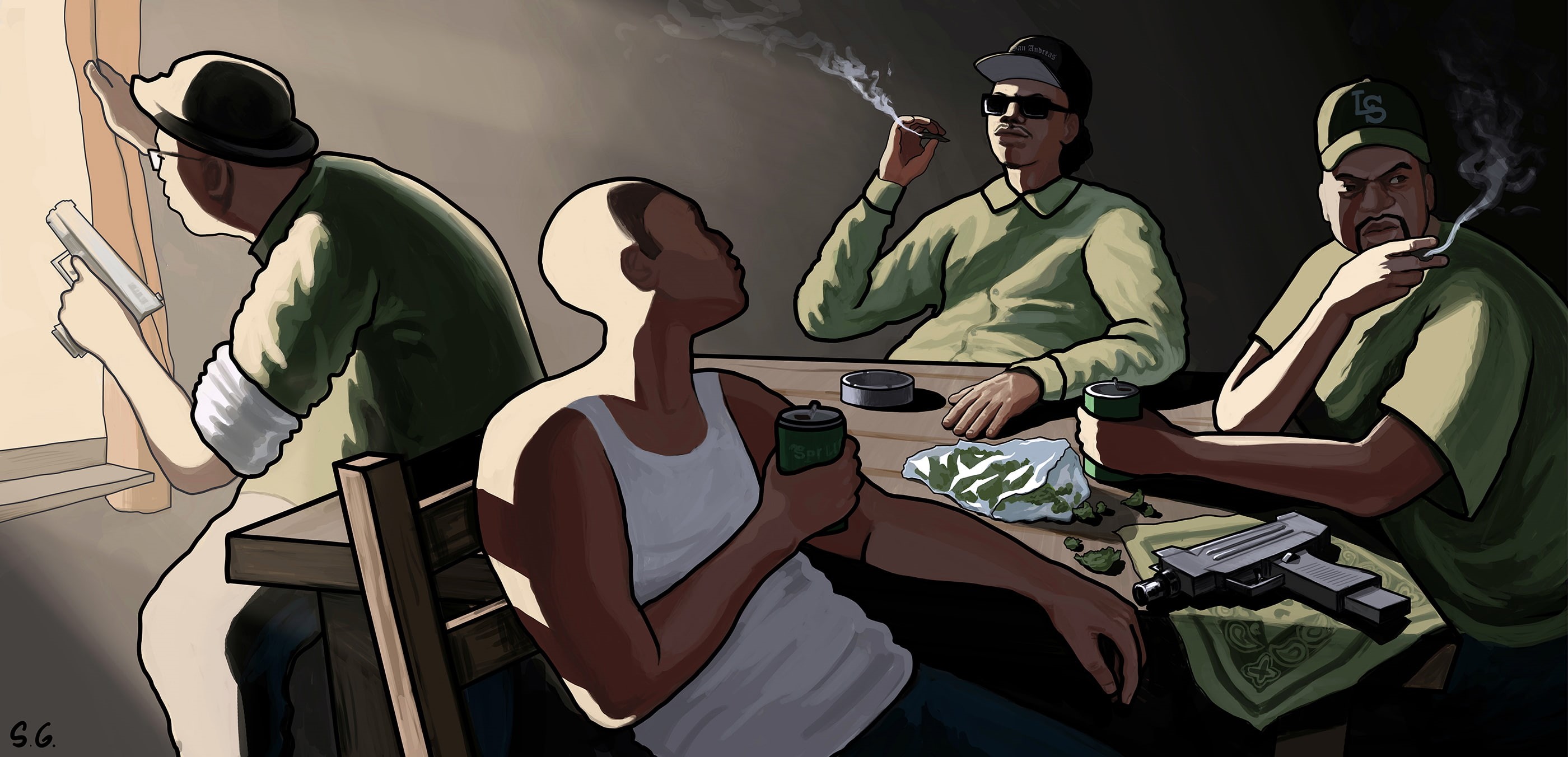 san, theft, gta, andreas, 2K, grand, auto, HD Wallpaper