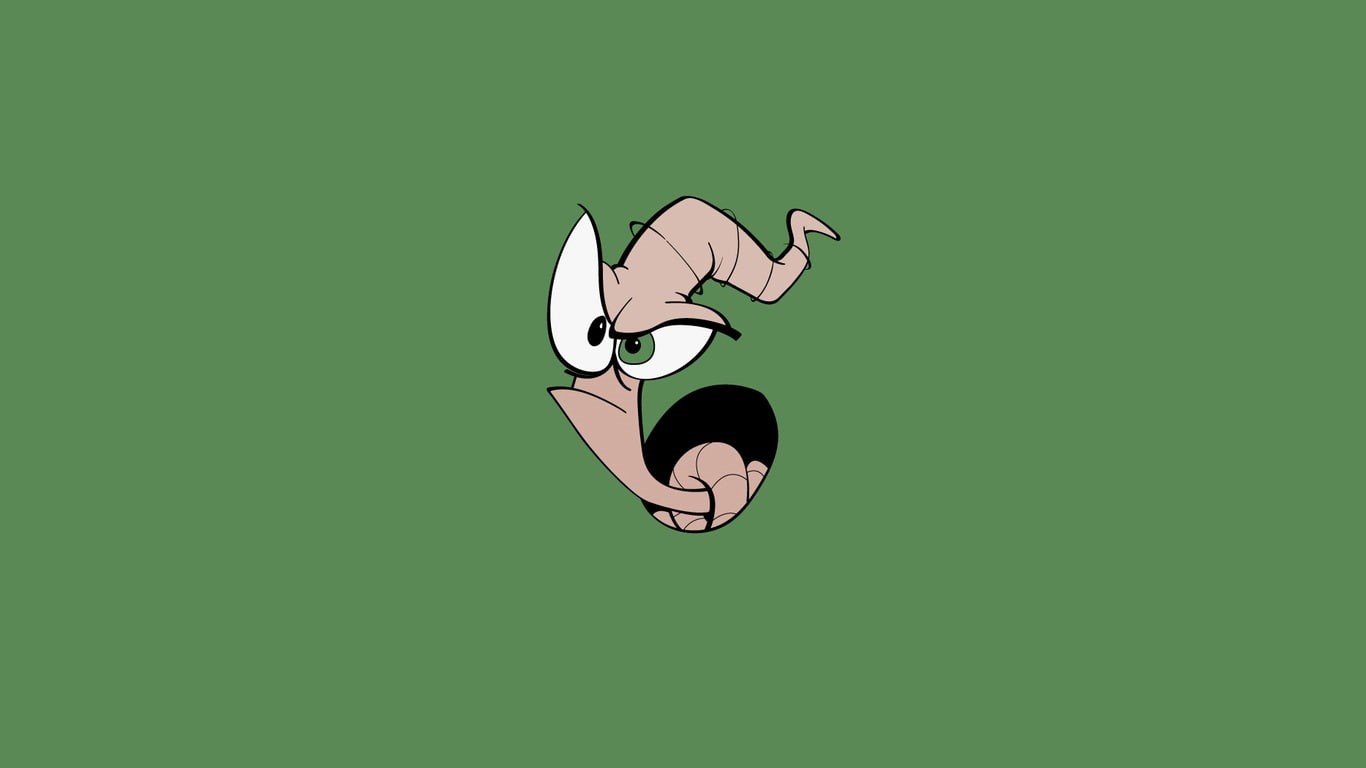 earthworm, green, hd, 720P, jim, video games, HD Wallpaper