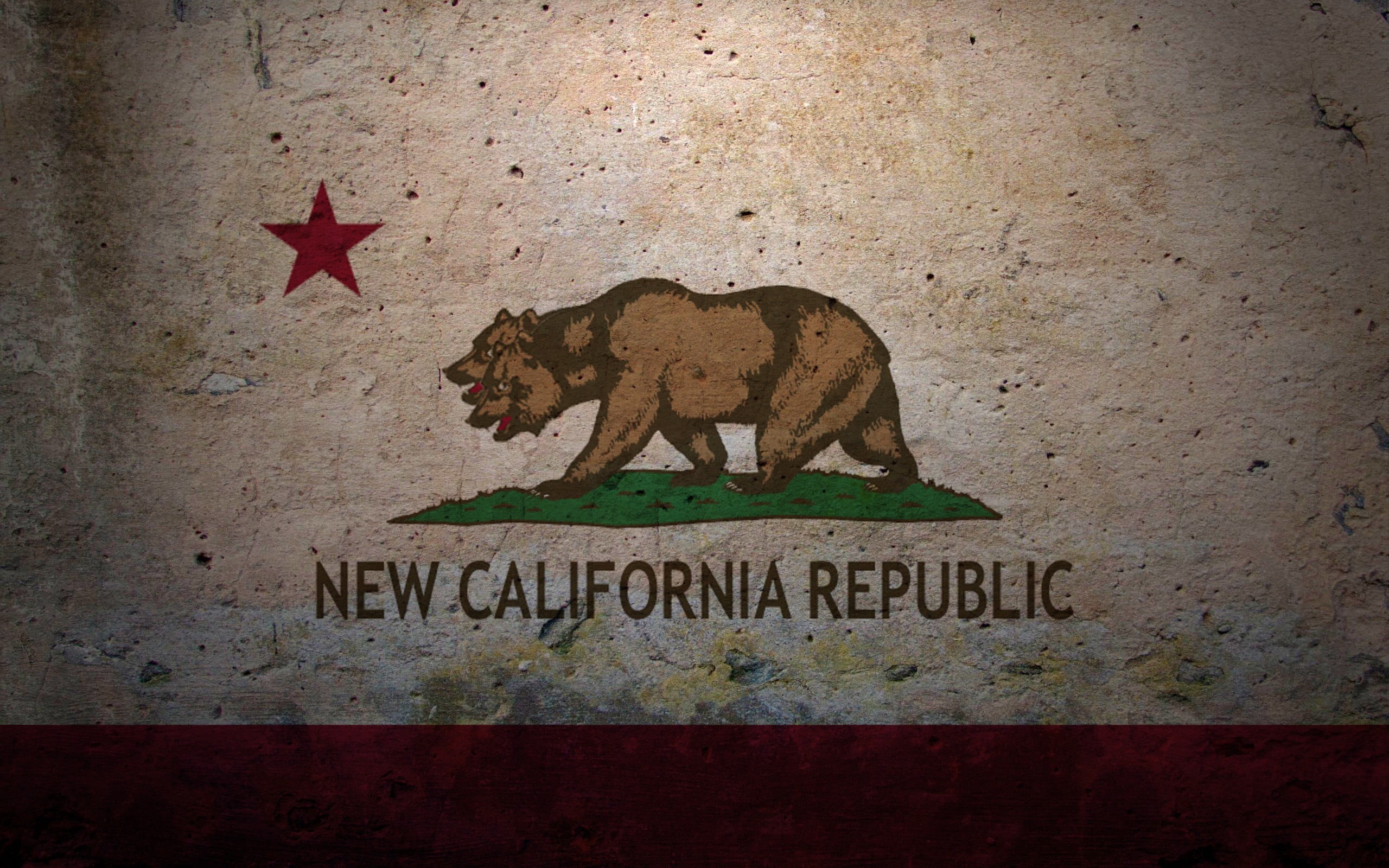 representation, art and craft, red, architecture, New California Republic, brown, human representation, wall - building feature, white, no people, Fallout, HD Wallpaper