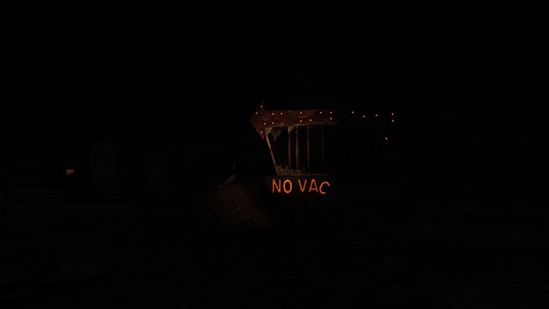 dark, Fallout: New Vegas, 1080P, apocalyptic, neon, video games, HD Wallpaper