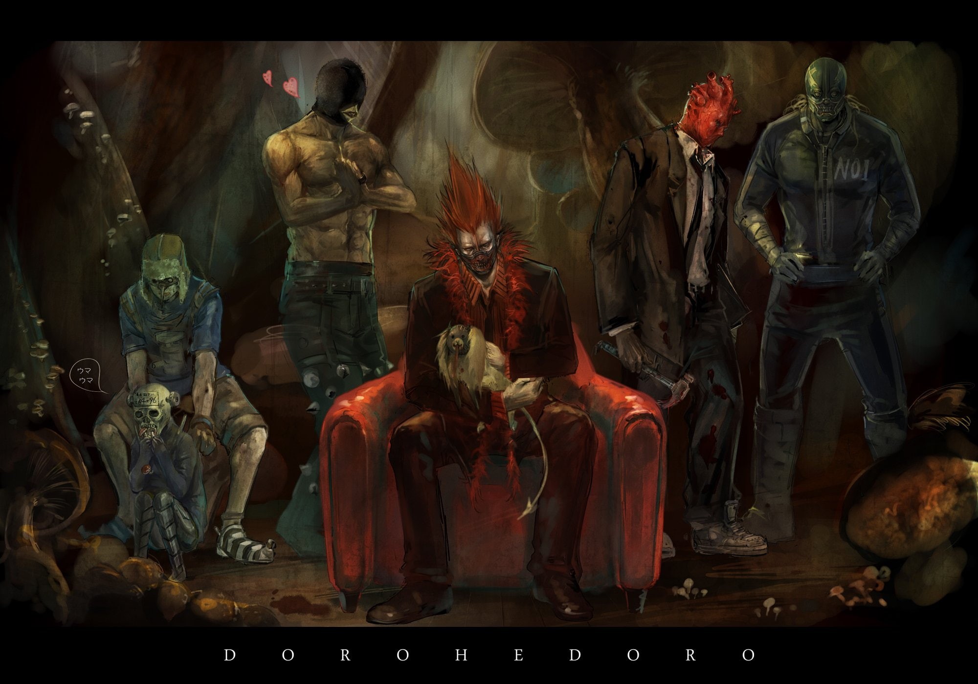 dorohedoro, 1080P, HD Wallpaper
