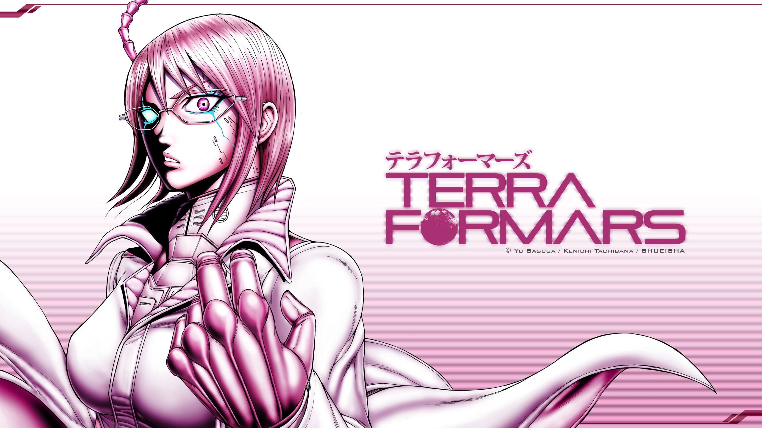 studio shot, creativity, indoors, women, purple, close-up, portrait, communication, representation, terra formars, young women, text, hairstyle, art and craft, HD Wallpaper