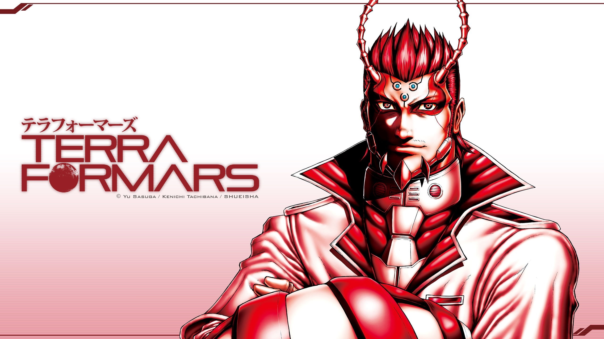2K, young women, communication, beautiful woman, terra formars, red, fashion, indoors, young adult, women, beauty, three quarter length, adult, western script, HD Wallpaper