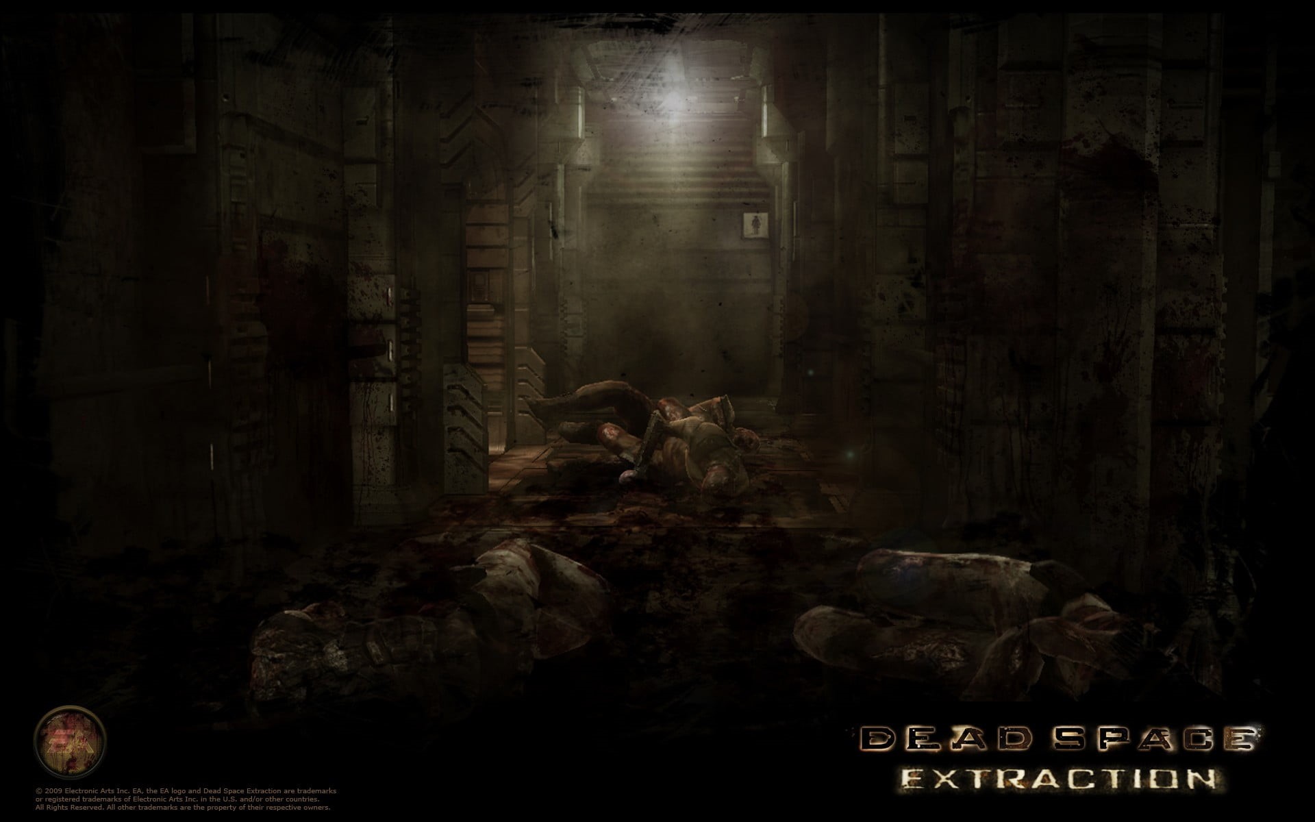 spooky, space, indoors, gun, 1080P, communication, abandoned, people, men, dark, two people, building, day, game, real people, history, built structure, HD Wallpaper