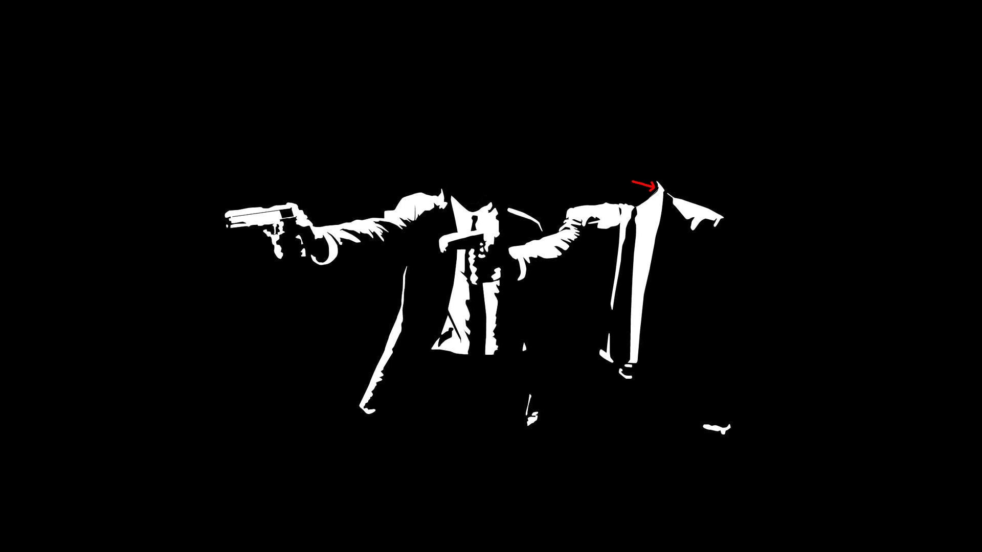 1080P, Pulp Fiction, minimalism, movies, HD Wallpaper