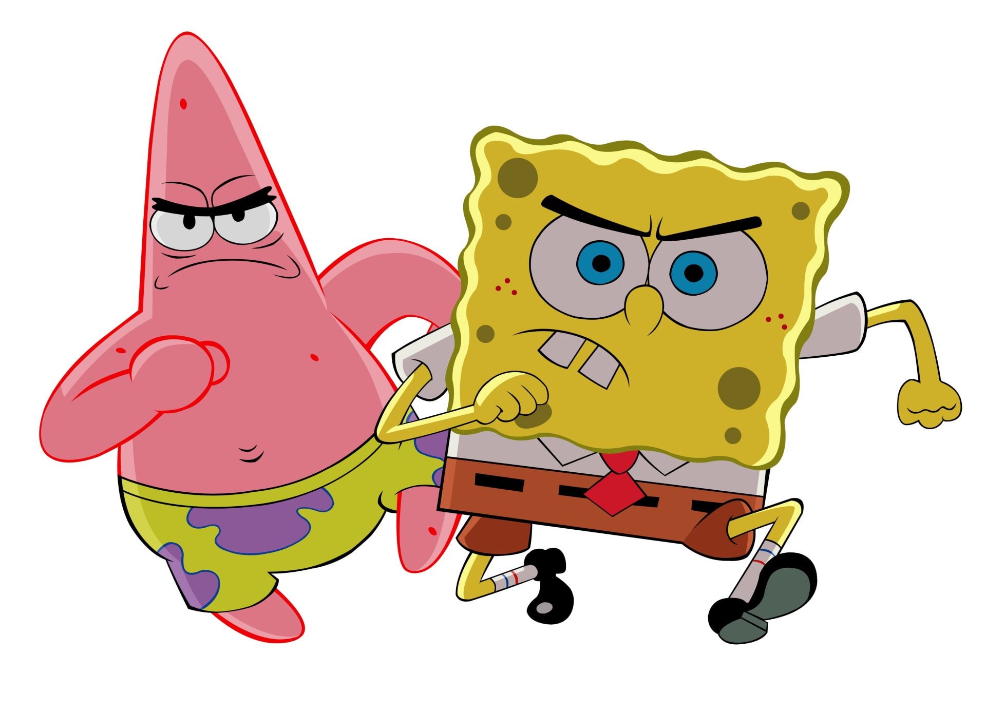 activity, child, Spongebob Squarepants, Patrick Star, TV Show, cute, domestic animals, canine, emotion, vitality, cartoon, people, 1080P, dog, humor, childhood, HD Wallpaper