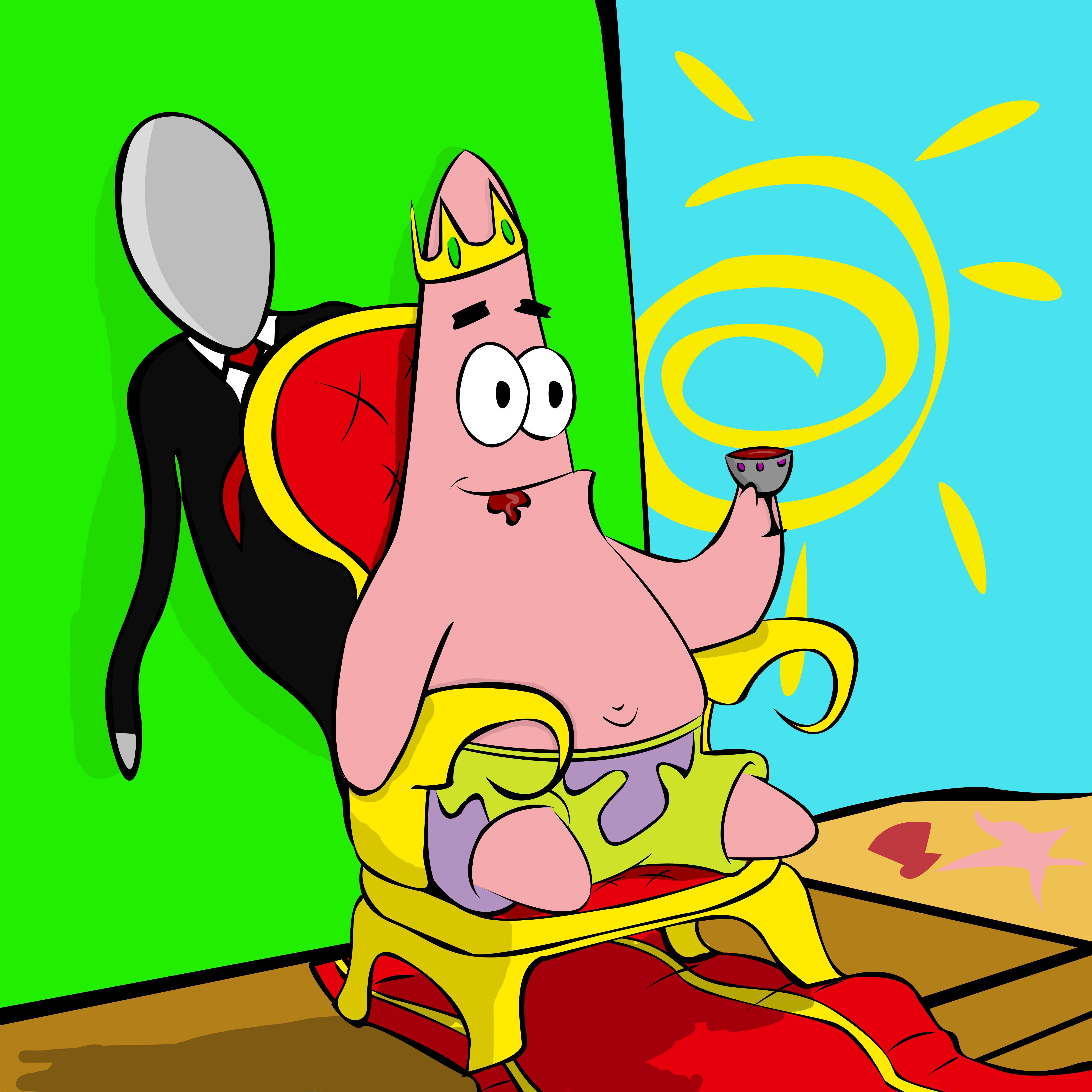 drawing, Spongebob SquarePants (Patrick), 4K, SpongeBob SquarePants, illustration, cartoon, animation, spongebob, Phone HD Wallpaper
