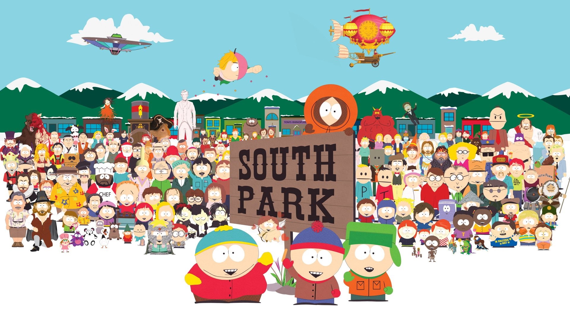 Eric Cartman, 1080P, South Park, Stan Marsh, Kyle Broflovski, Kenny McCormick, HD Wallpaper