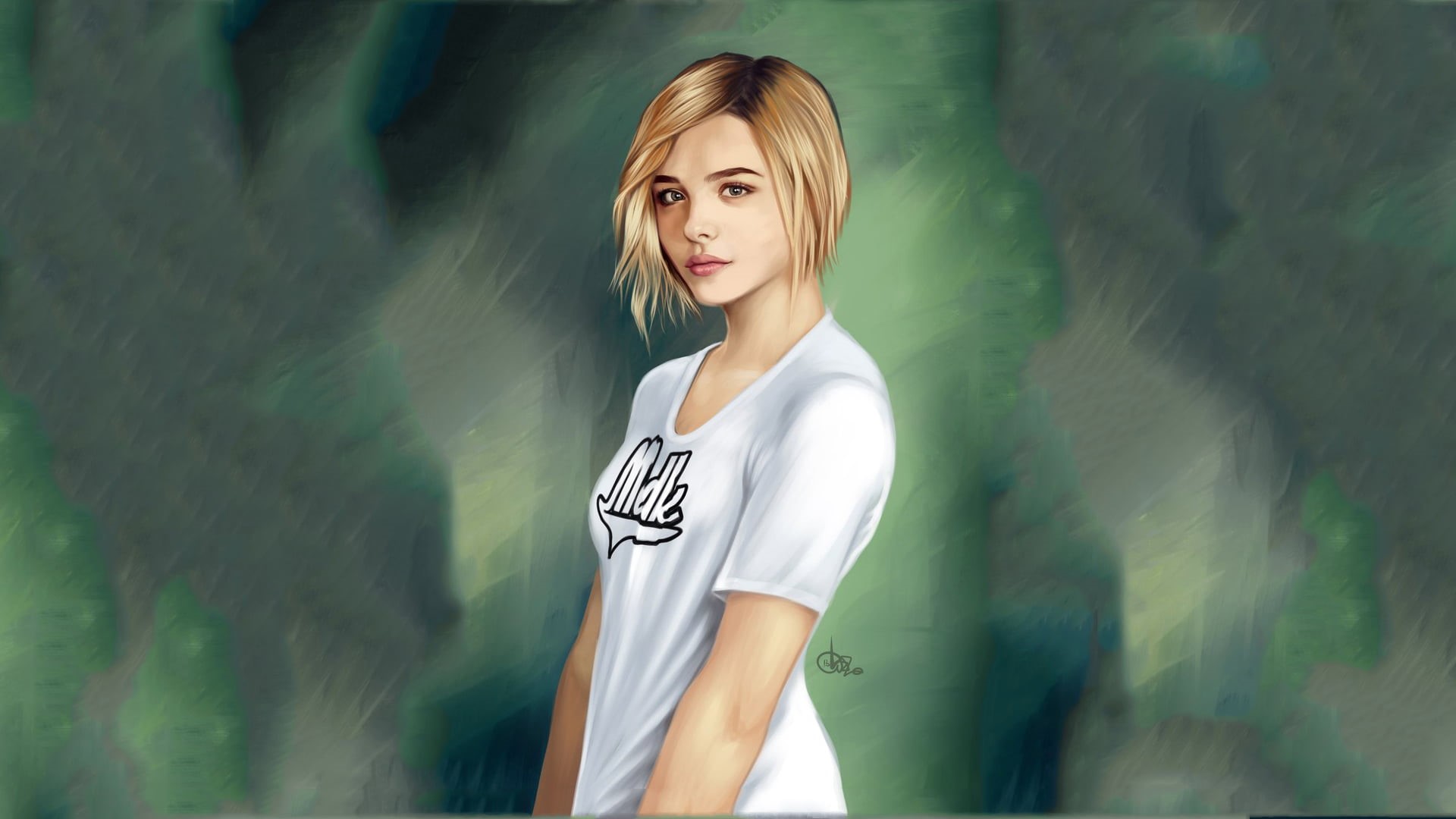 looking, moretz, chloe, real people, blond Hair, women, grace, beautiful, portrait, leisure activity, lifestyles, MDK, hair, fashion, standing, sport, one Person, HD Wallpaper