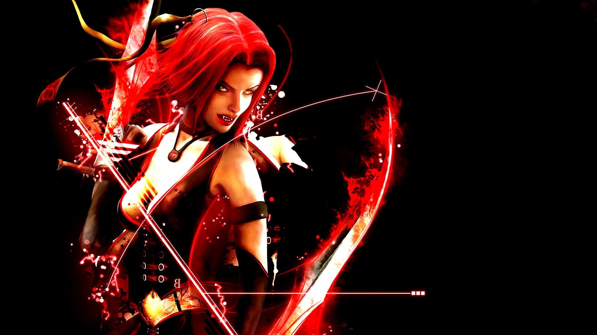 horror, poster, superhero, blood, 1080P, adventure, fantasy, action, bloodrayne, dark, thriller, vampire, HD Wallpaper
