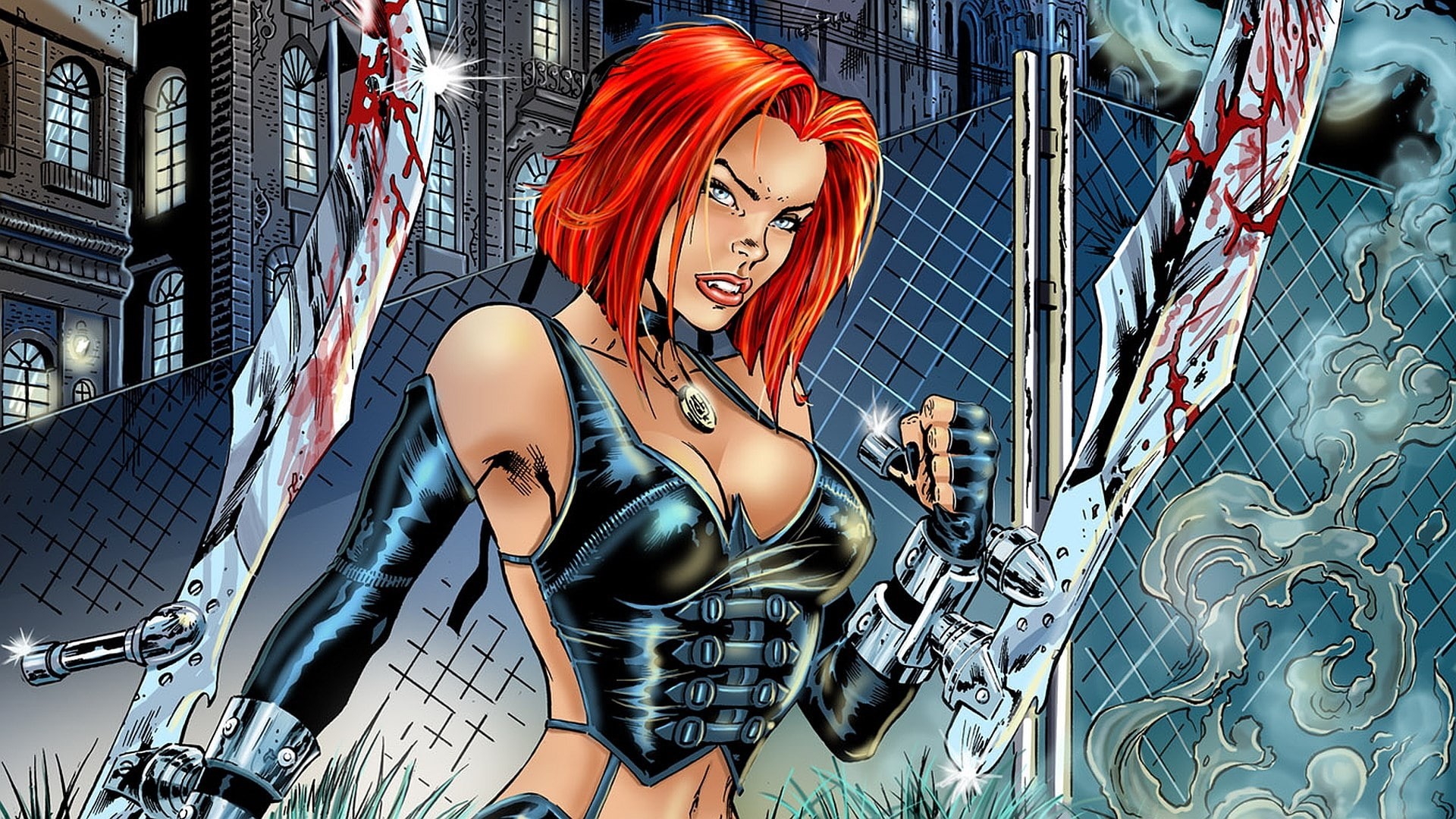 1080P, bloodrayne, HD Wallpaper