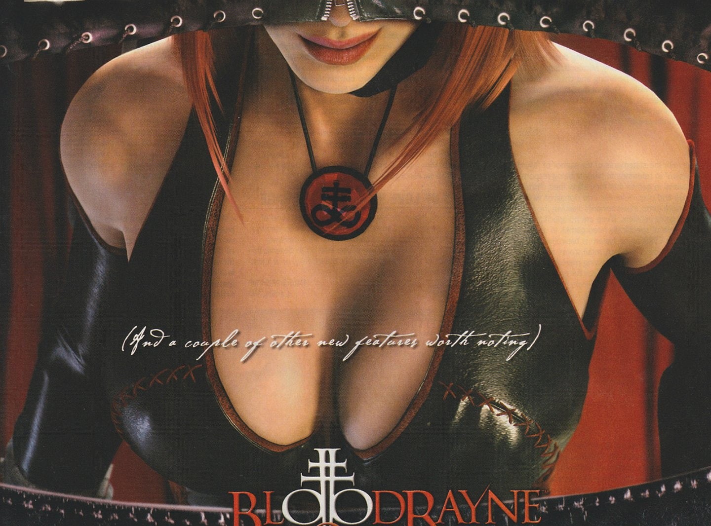 lifestyles, 720P, vampire, young adult, leather, standing, adult, communication, BloodRayne, Dark, action, horror, blood, one person, jewelry, midsection, HD Wallpaper