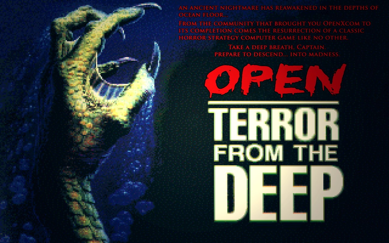 sea, Sea Monsters, OpenXcom, OpenTFTD, blood, x, 720P, COM, Deep Sea, water, XCOM: Enemy Unknown, HD Wallpaper