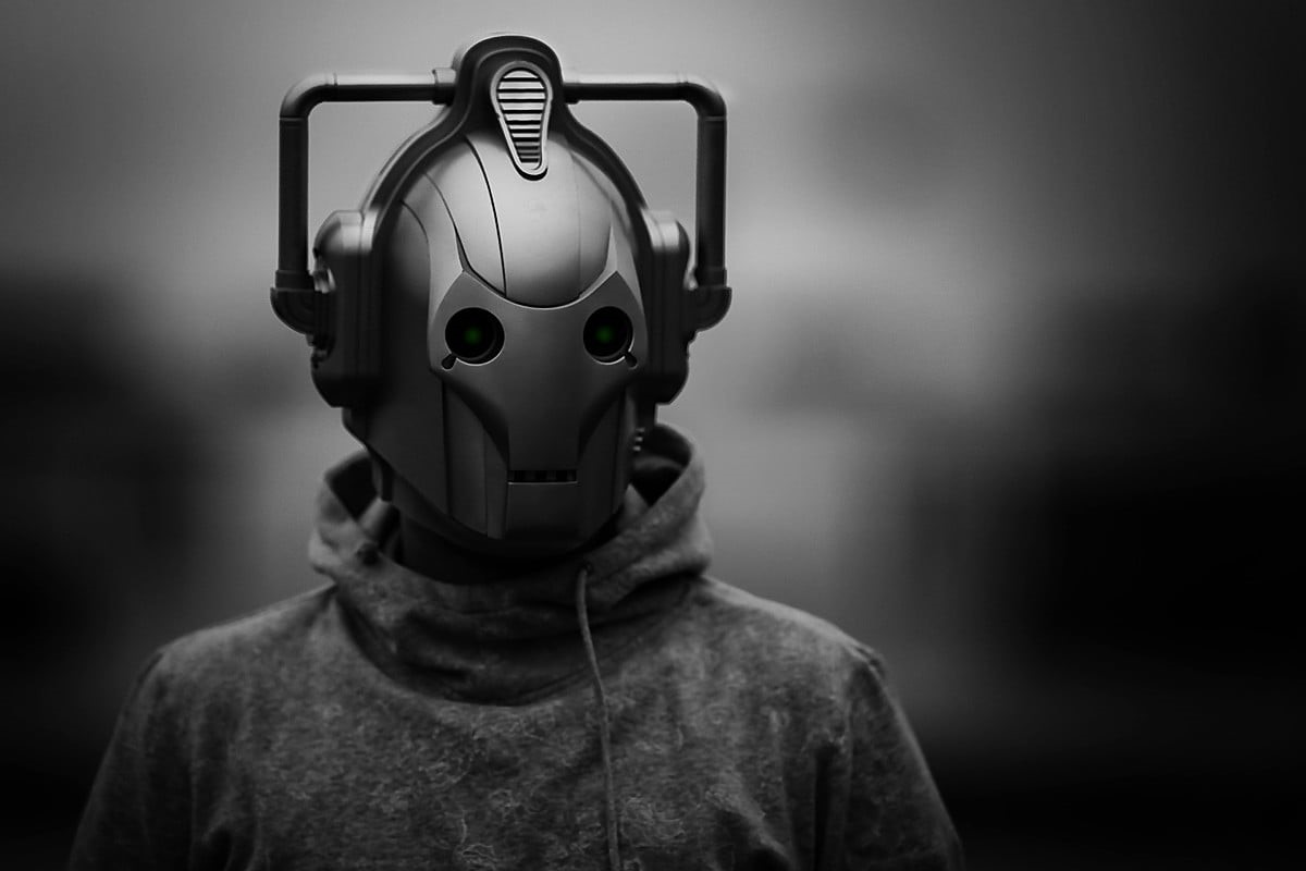 futuristic, unrecognizable person, indoors, studio shot, creativity, obscured face, headshot, representation, technology, fun, portrait, Doctor Who, close-up, HD Wallpaper