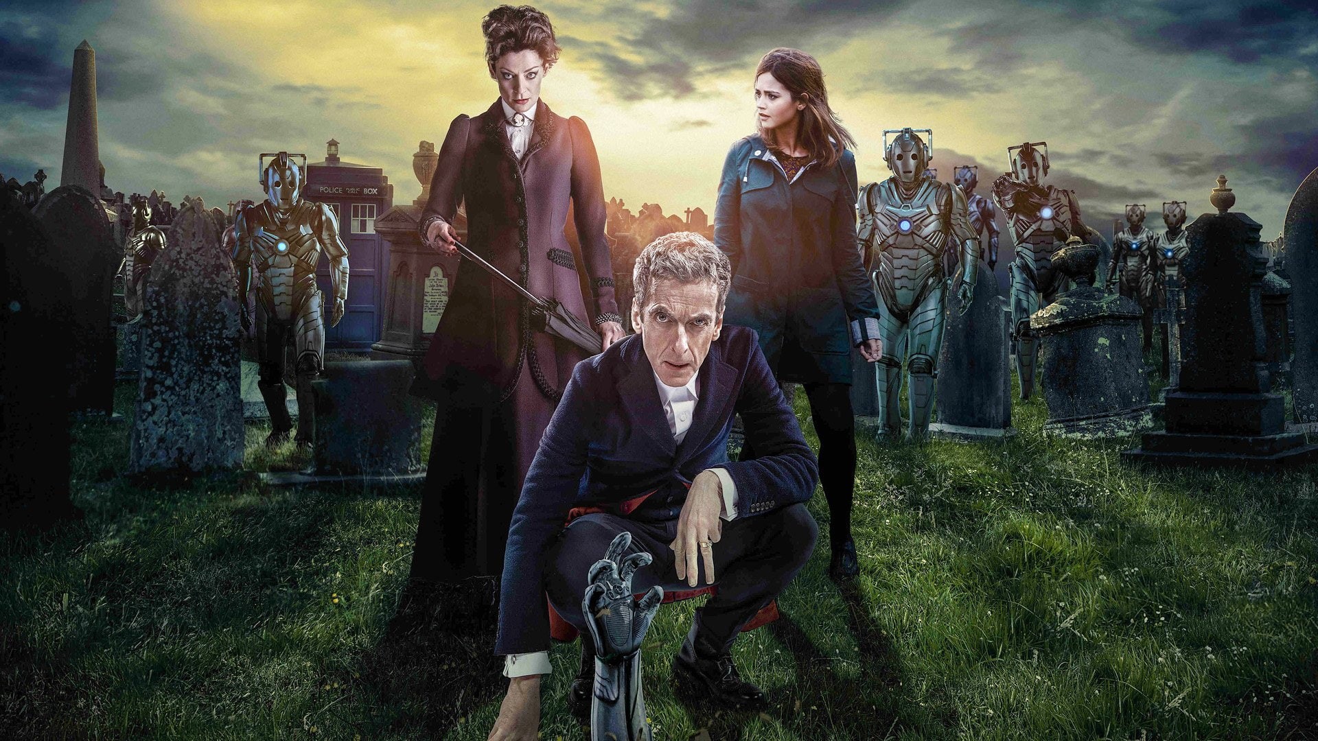 Police Box, TV Show, Cyberman (Doctor Who), Doctor Who, Tardis, 1080P, HD Wallpaper
