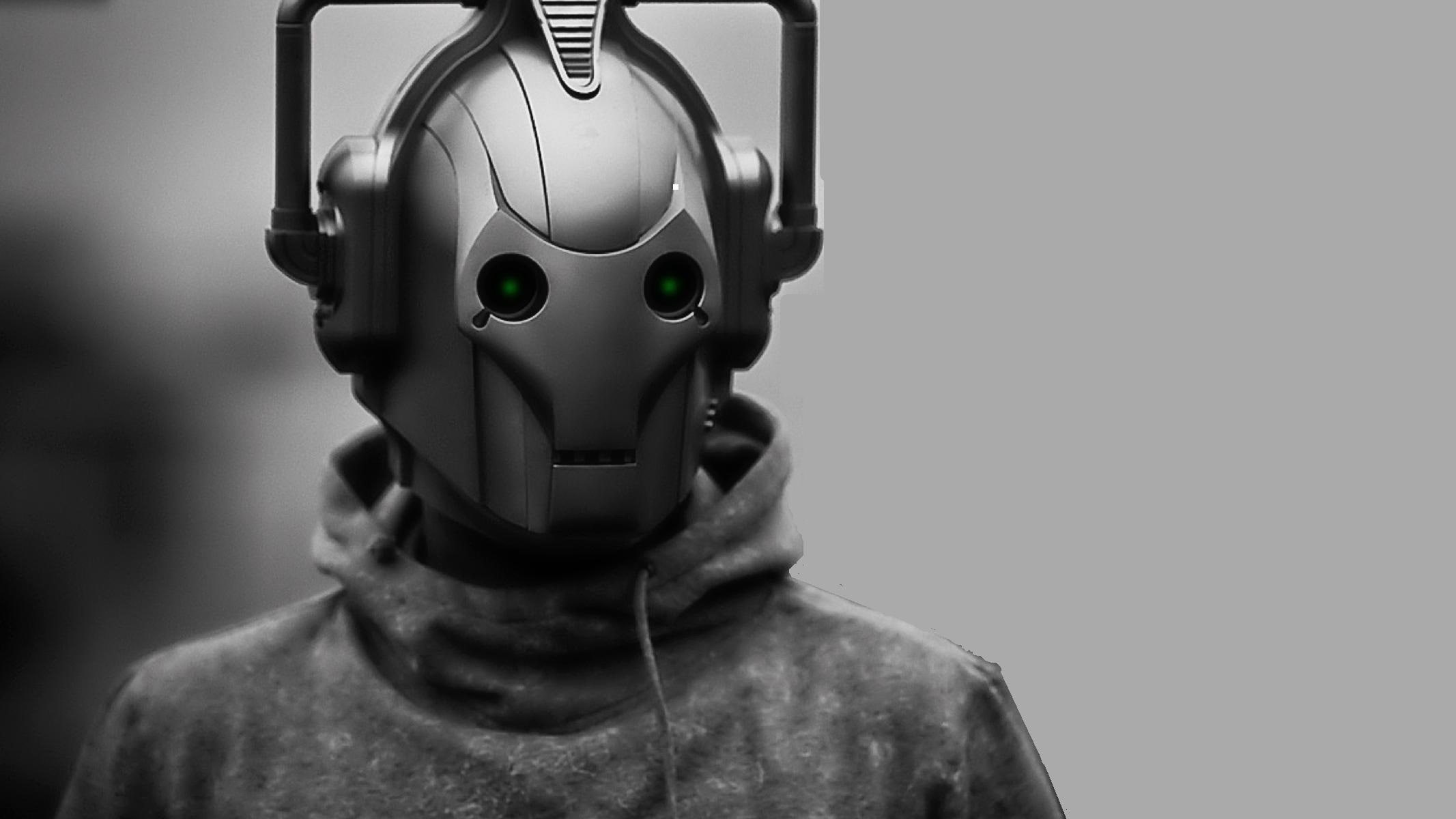 cyberman, art, doctor, entertainment, hd, x, Robot, Music, 1080P, HD Wallpaper