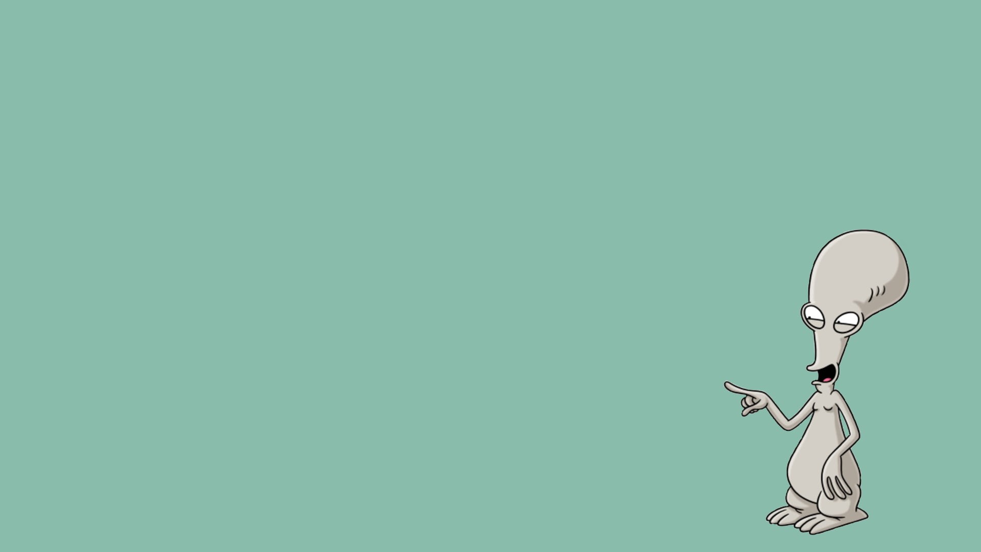 1080P, roger, american, dad, alien, HD Wallpaper