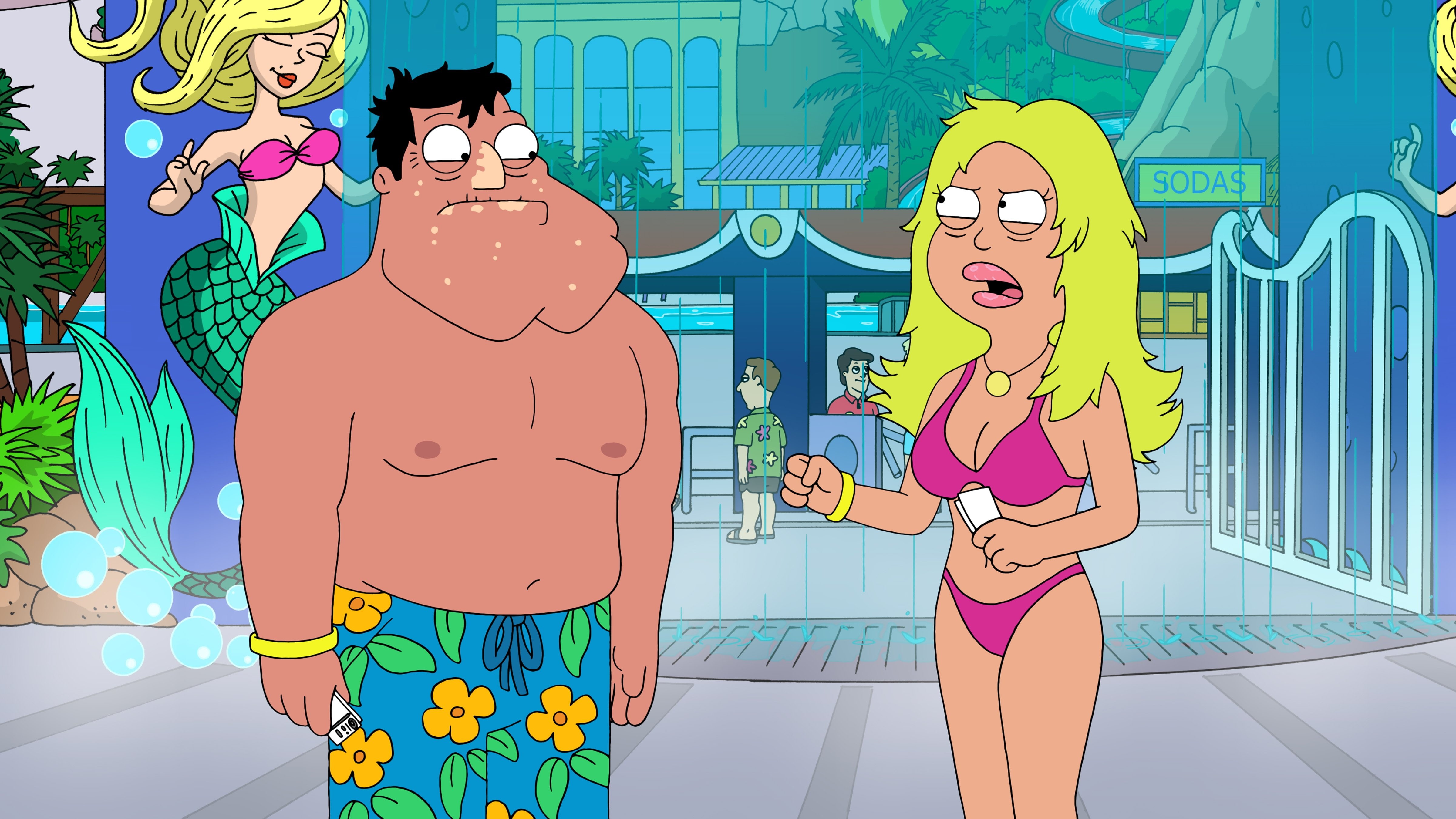 cartoon, comedy, 4K, animation, series, dad, american, family, HD Wallpaper