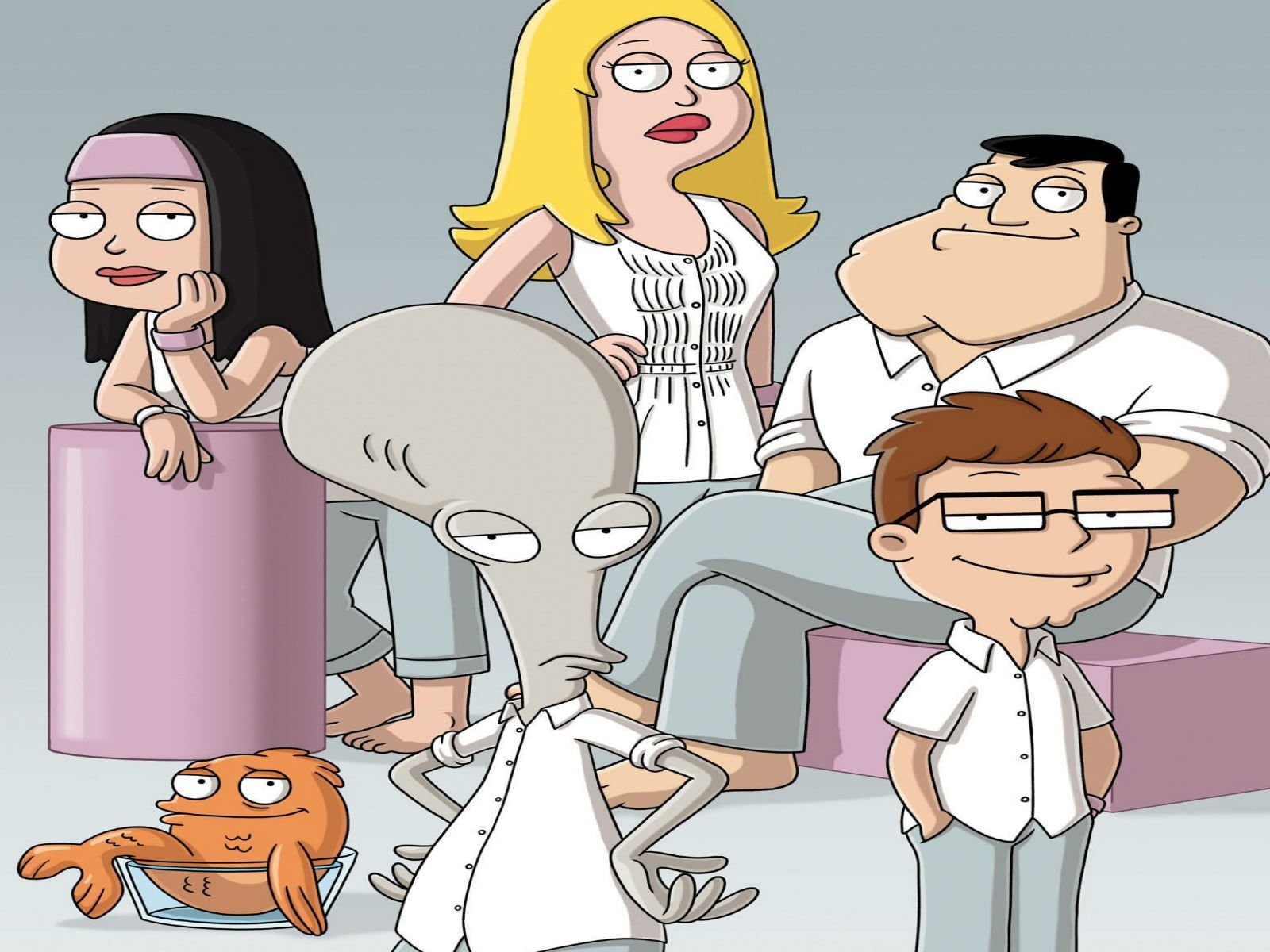 720P, comedy, dad, american, cartoon, series, animation, family, HD Wallpaper
