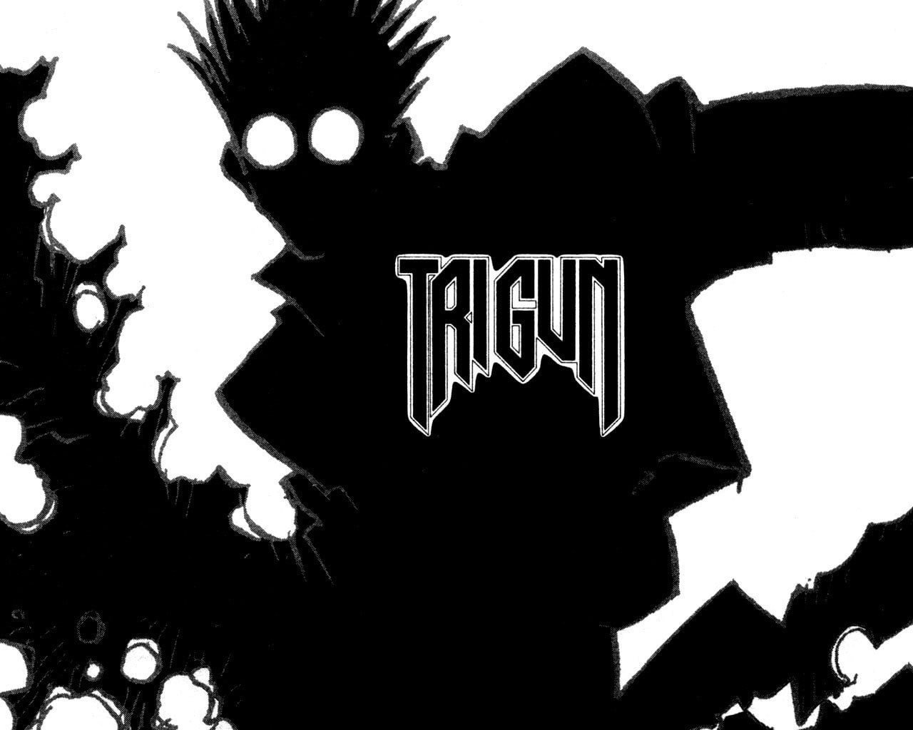 nature, trigun vash the stampede gun glasses machine gun futuristic, clear sky, sign, low angle view, mouth open, illuminated, text, 720P, portrait, lighting equipment, HD Wallpaper