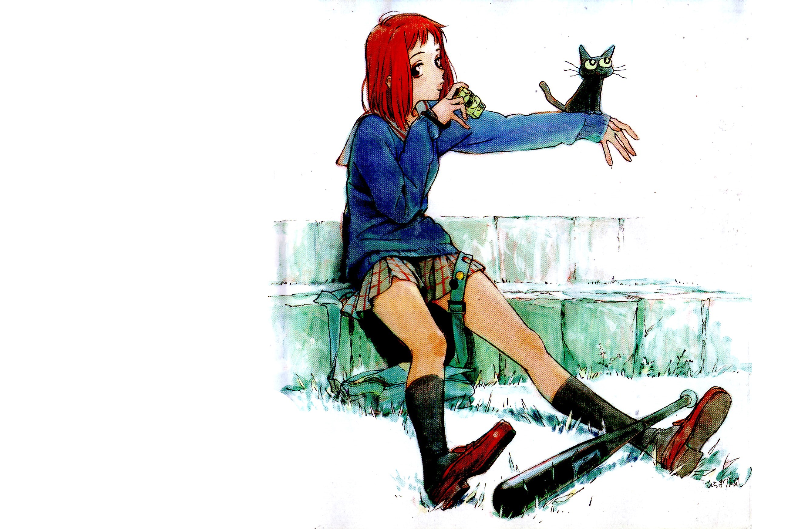 2K, FLCL, anime, HD Wallpaper