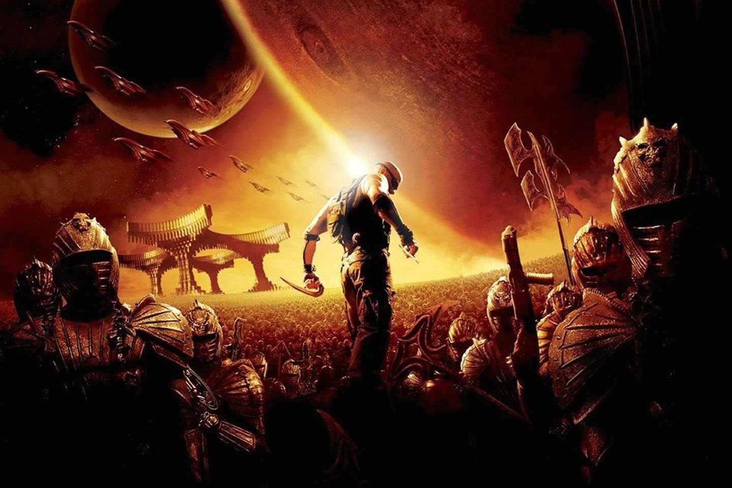 sci-fi, warrior, fighting, 720P, chronriddick, action, riddick, futuristic, fantasy, thriller, HD Wallpaper