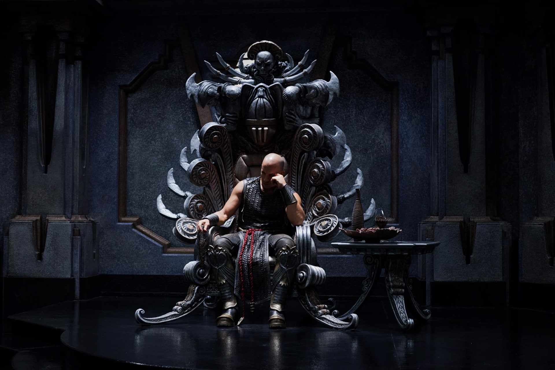 Riddick, Movie, 1080P, Throne, Vin Diesel, HD Wallpaper