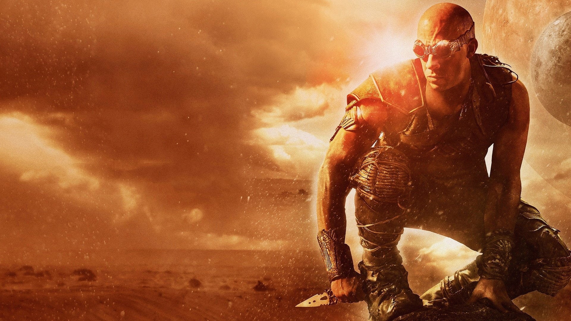 thriller, chronriddick, futuristic, warrior, fighting, sci-fi, action, riddick, fantasy, 1080P, HD Wallpaper