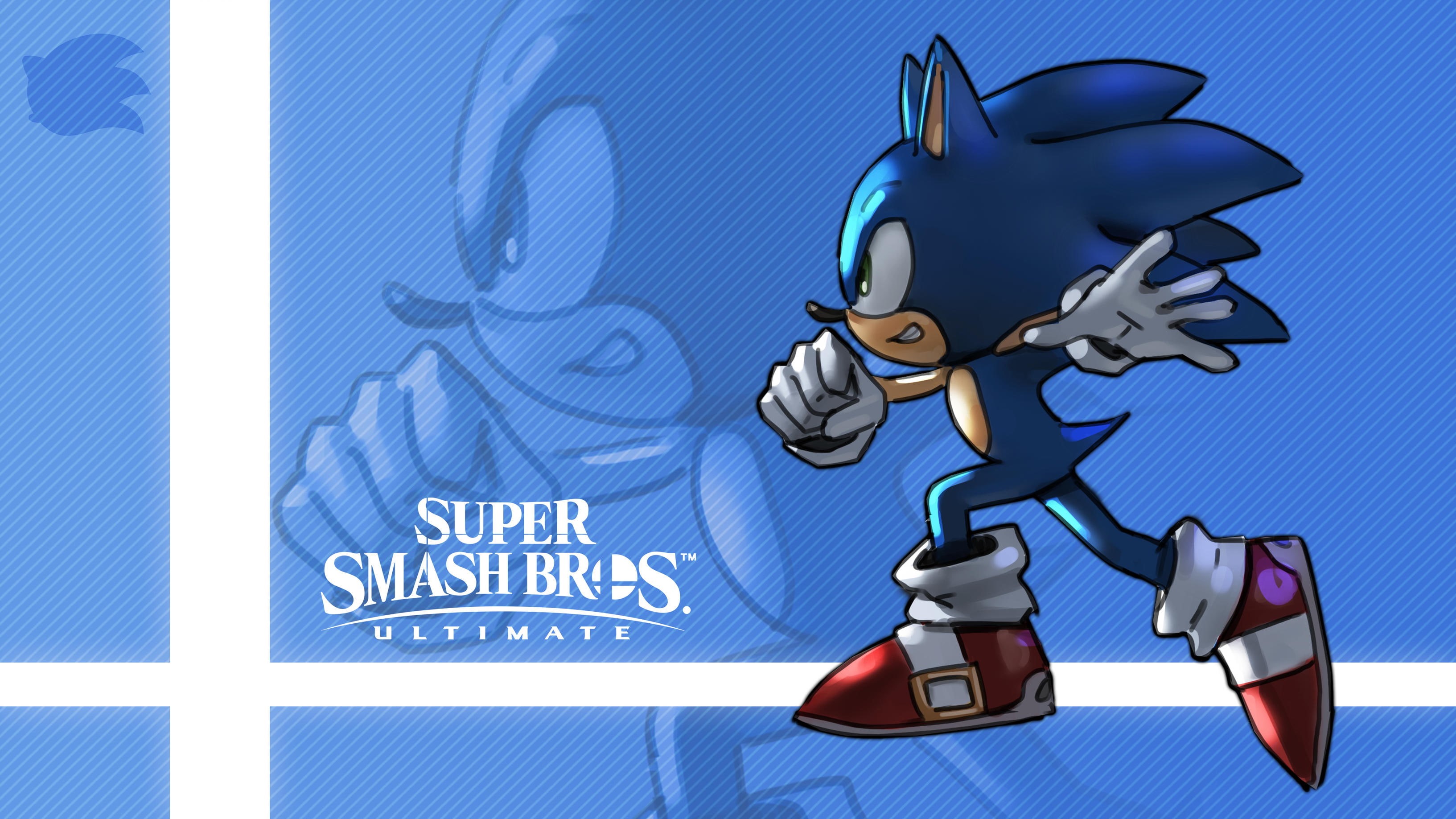 Sonic the Hedgehog, 2K, Video Game, Super Smash Bros. Ultimate, HD Wallpaper