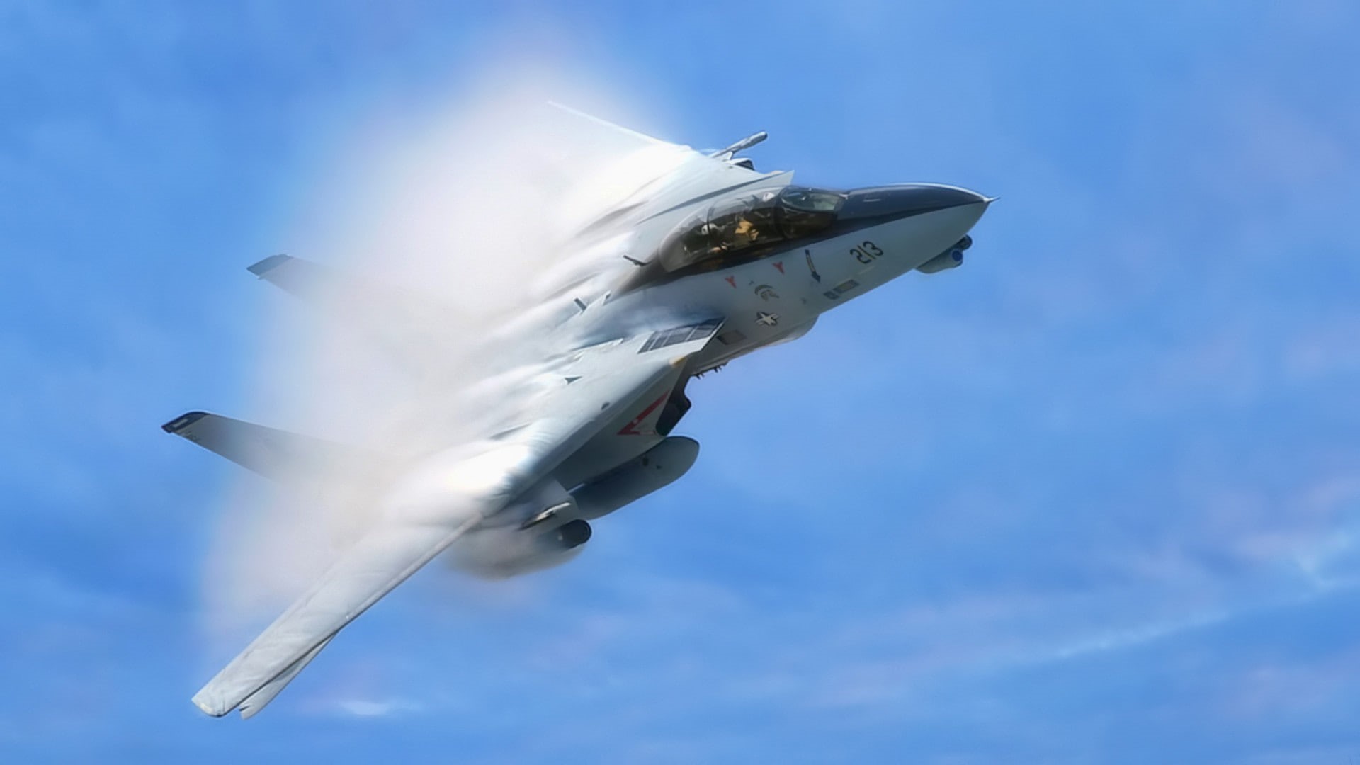 air force, warplanes, air vehicle, sonic booms, aerospace industry, above, sky, army, low angle view, fighter plane, aircraft, 1080P, flying, motion, cloud - sky, HD Wallpaper