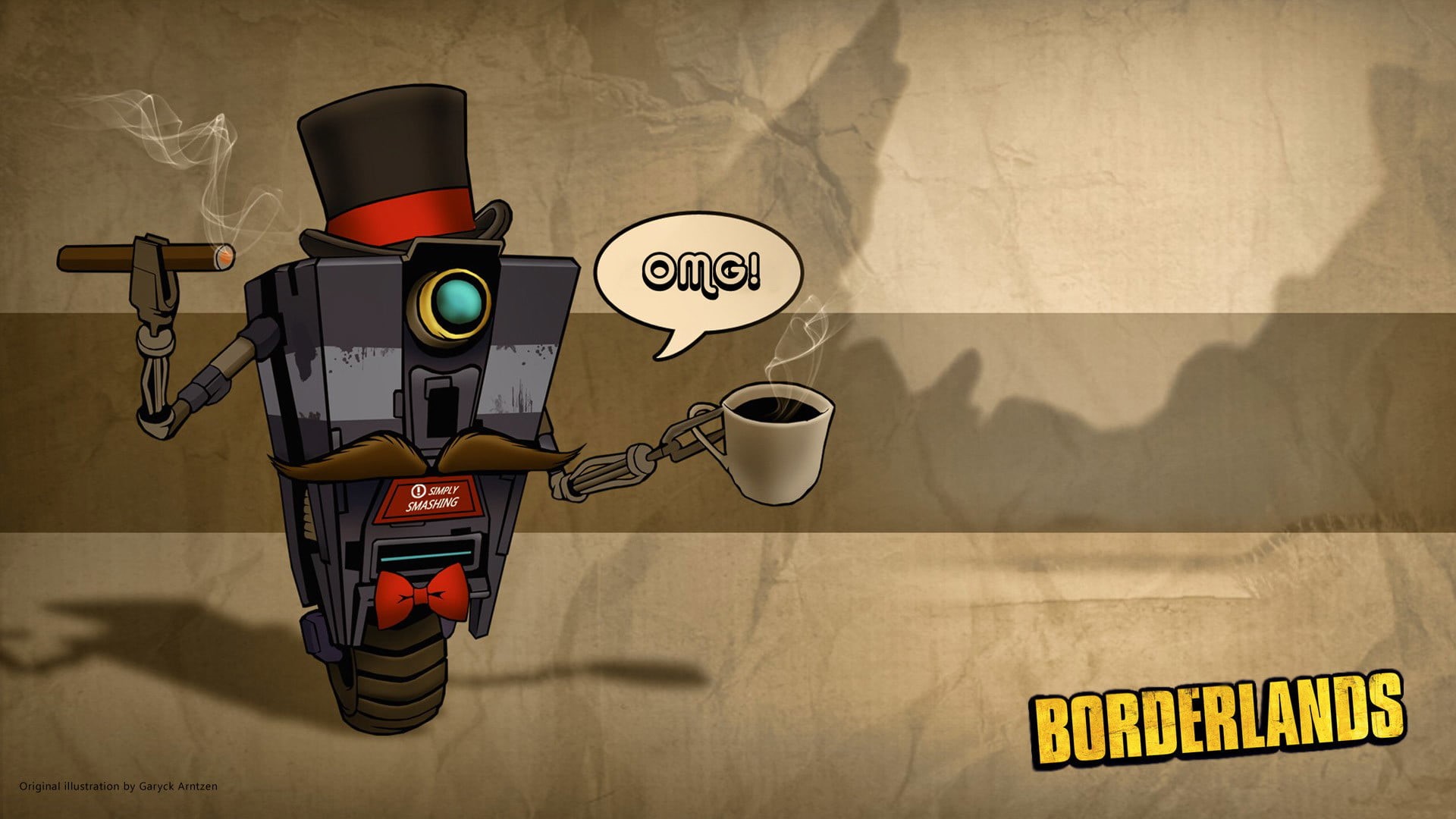 Claptrap (Borderlands), 1080P, Borderlands, HD Wallpaper