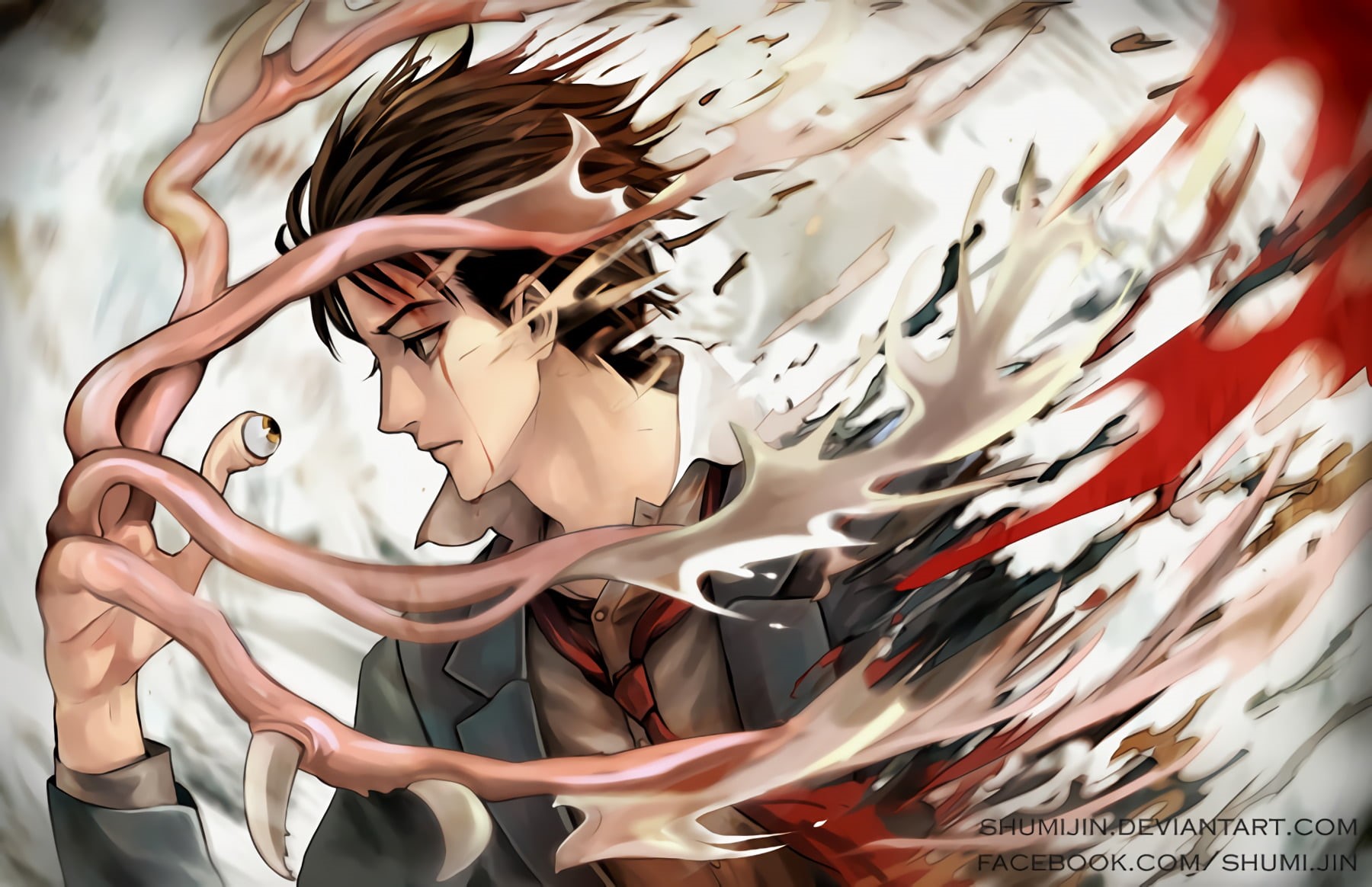 representation, young women, indoors, fashion, lifestyles, Shinichi Izumi, Migi (Parasyte -the Maxim-), 720P, young adult, Parasyte -the Maxim-, HD Wallpaper