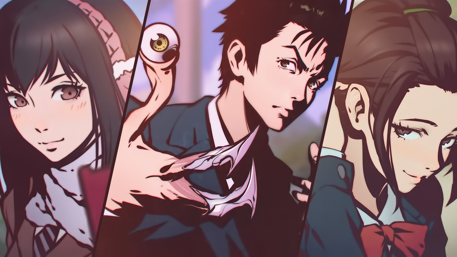 Shinichi Izumi, Hikawa Iona, Parasyte -the maxim-, Anime, 1080P, HD Wallpaper