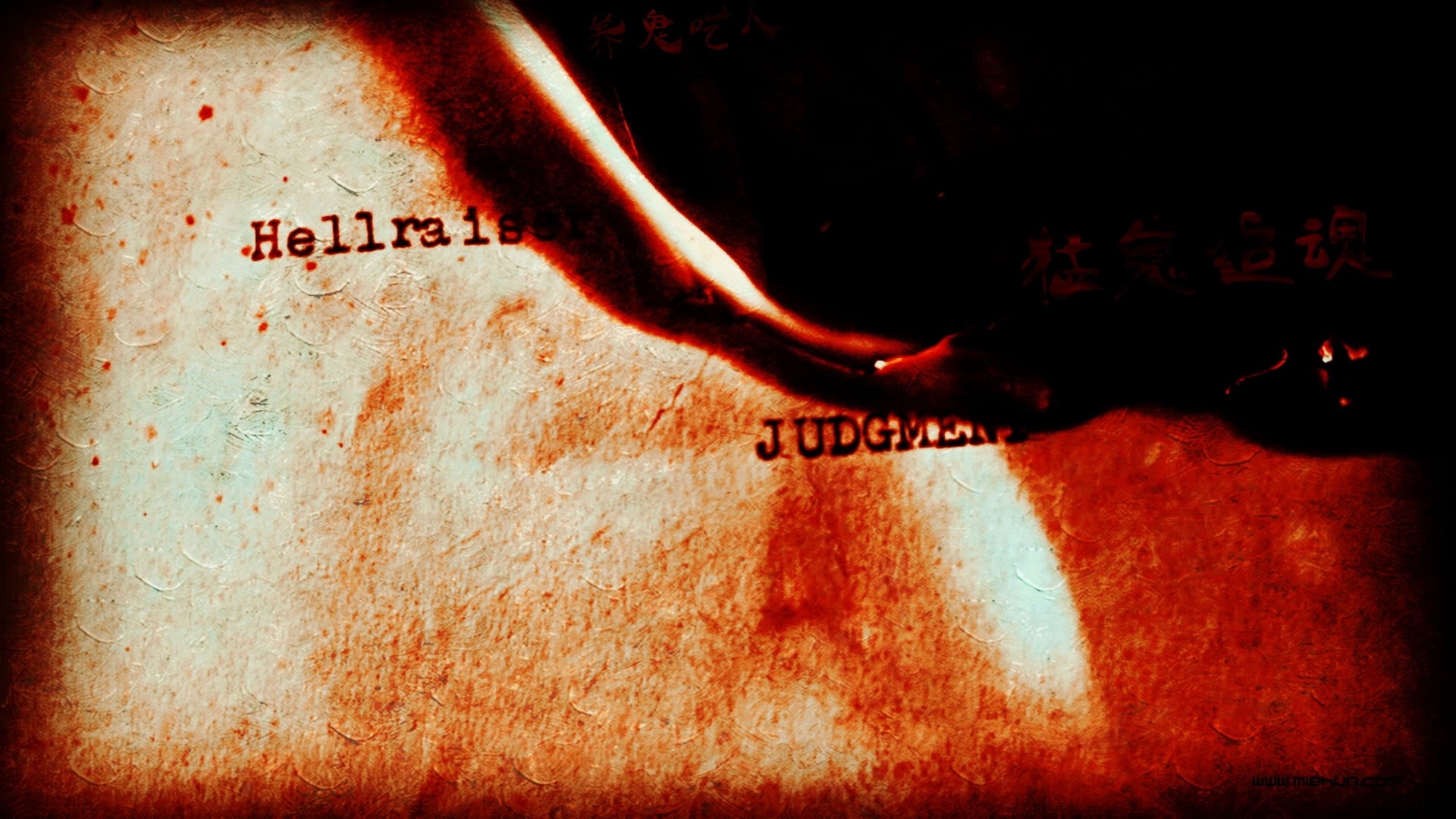 no people, red, wall - building feature, indoors, western script, sign, handwriting, Hellraiser, 1080P, text, capital letter, single word, communication, HD Wallpaper