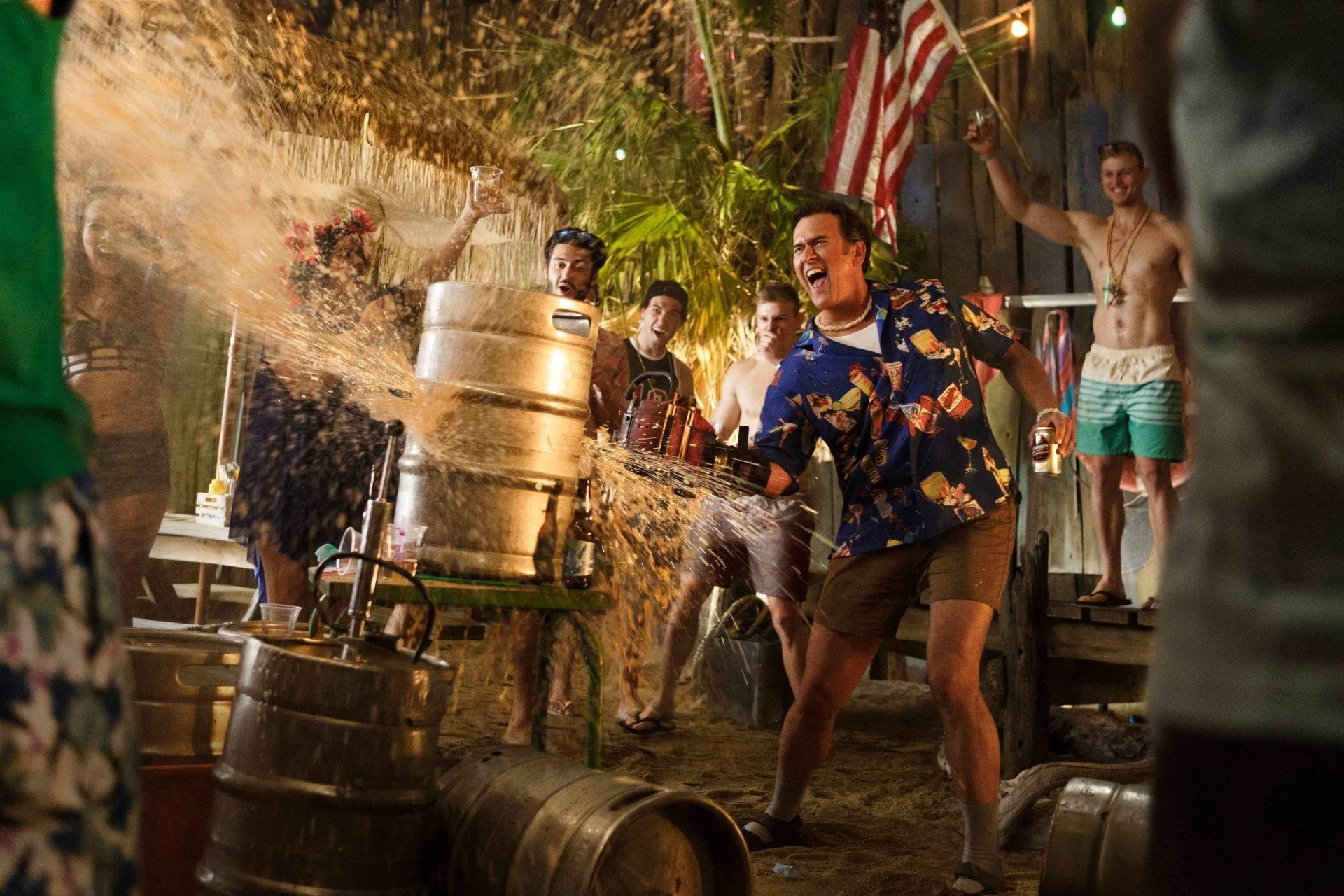 Ash vs Evil Dead, portrait, TV, casual clothing, women, tv series, day, people, motion, young adult, looking at camera, smiling, arts culture and entertainment, HD Wallpaper
