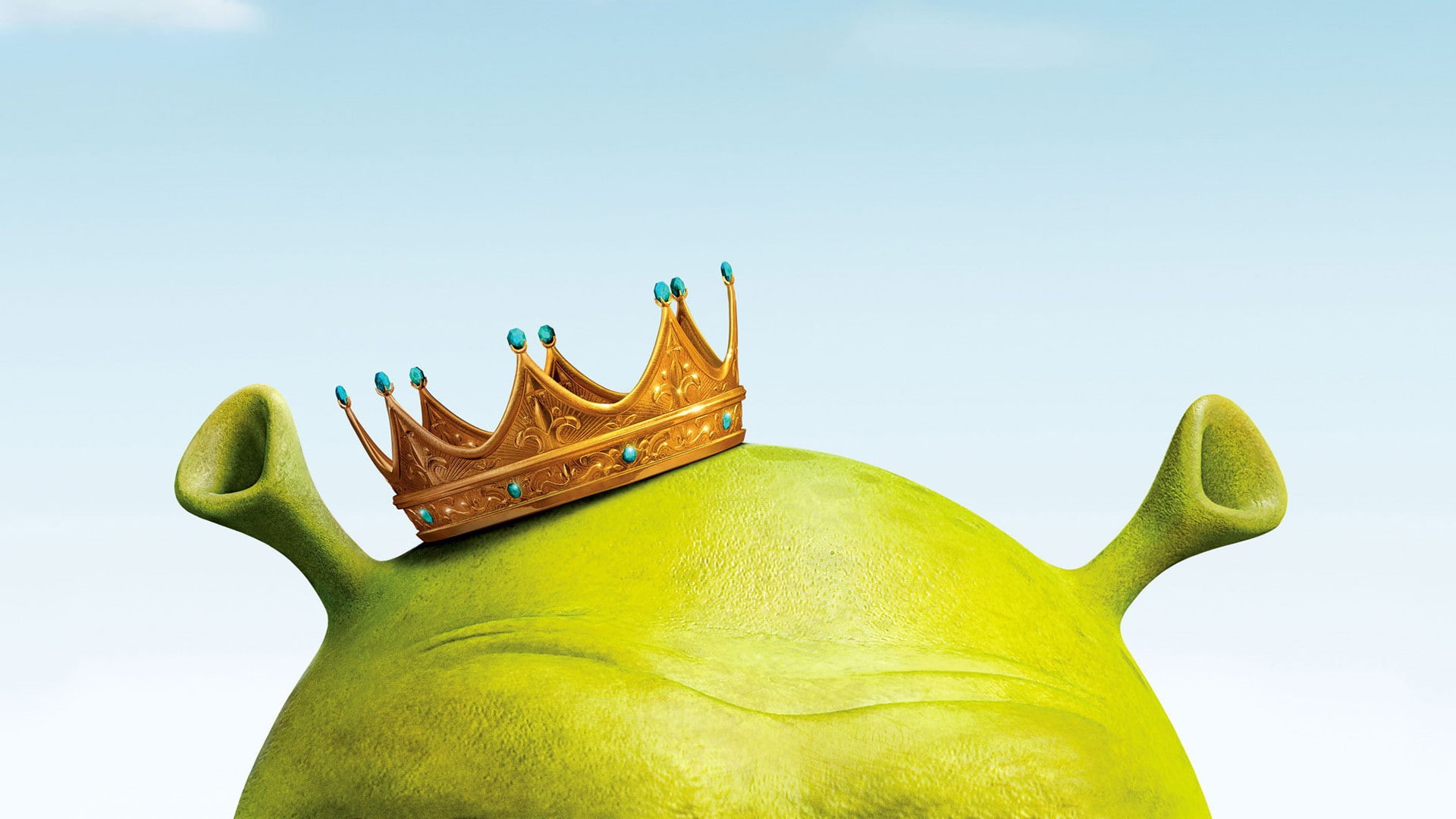 gold, third, 1080P, crown, shrek, HD Wallpaper