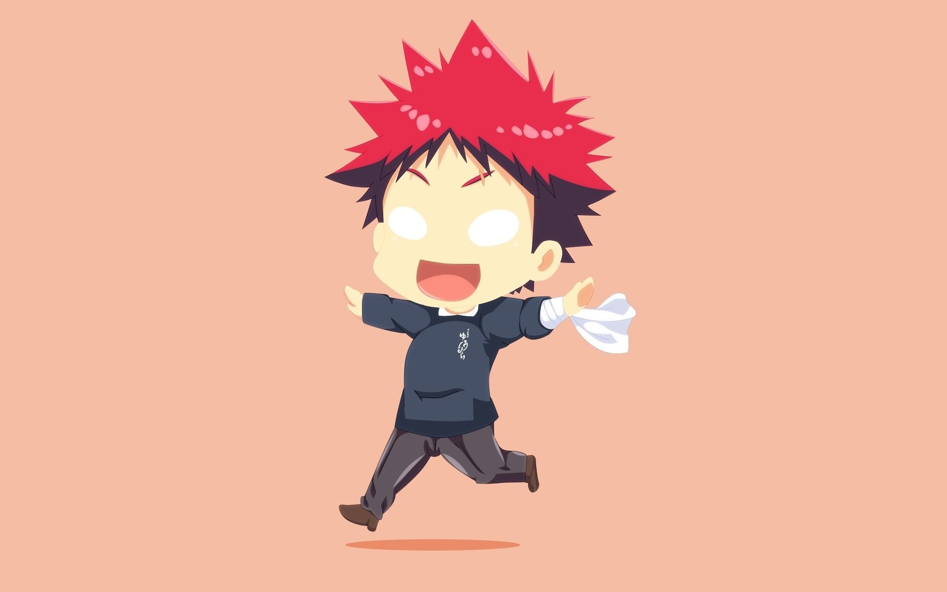 Food Wars: Shokugeki no Soma, Sōma Yukihira, Minimalist, Anime, 1080P, HD Wallpaper