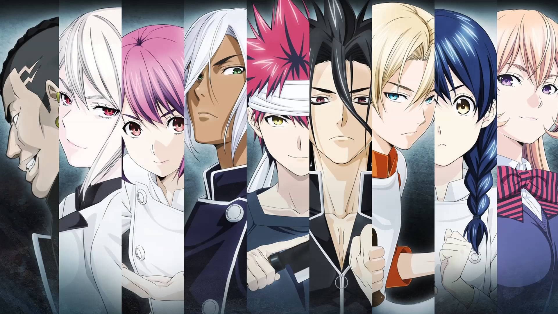 1080P, food wars shokugeki no soma, HD Wallpaper