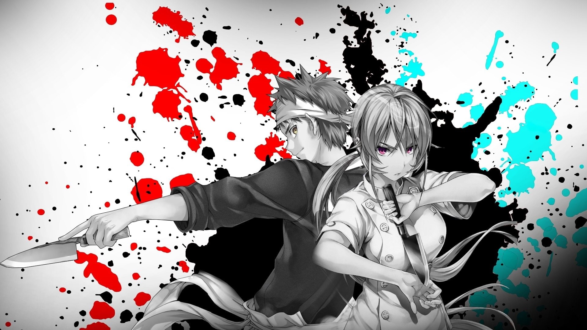 Erina Nakiri, Anime, Food Wars: Shokugeki no Soma, 1080P, Sōma Yukihira, HD Wallpaper