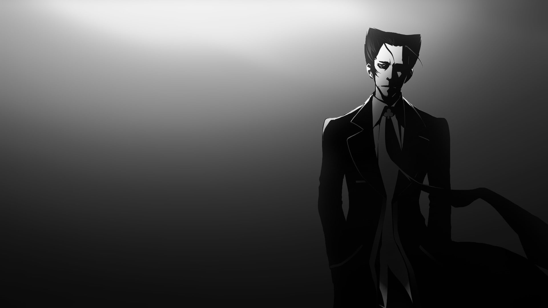human body part, indoors, monogatari series kaiki deishu anime anime boys, fashion, formalwear, suit, copy space, one person, clothing, 1080P, women, adult, HD Wallpaper