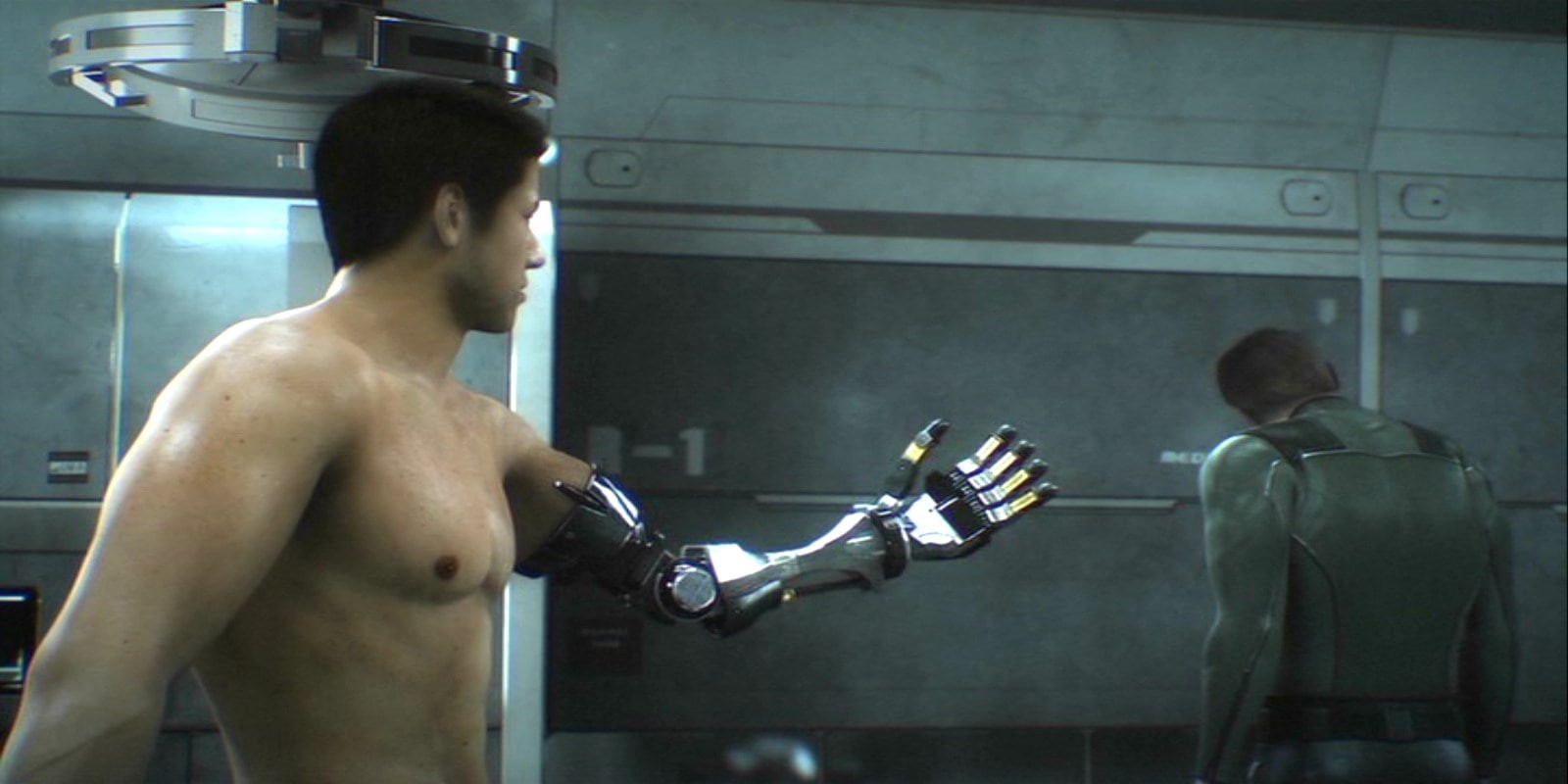 lifestyles, adult, waist up, rear view, 720P, sport, starship troopers invasion, young adult, semi-dress, young men, shirtless, men, one person, indoors, HD Wallpaper