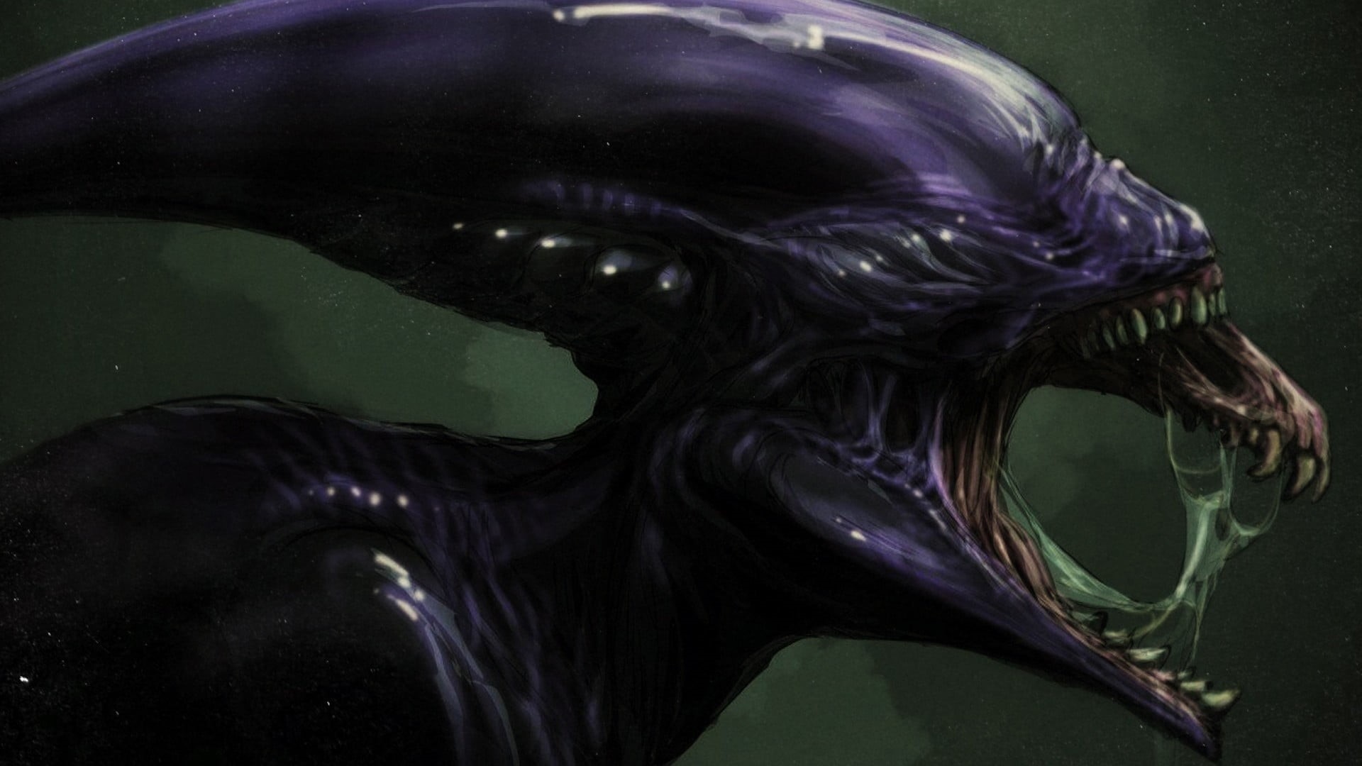 one animal, animal representation, 1080P, hair, no people, animal, animals in the wild, abstract, water, nature, art and craft, creativity, indoors, Xenomorph, HD Wallpaper