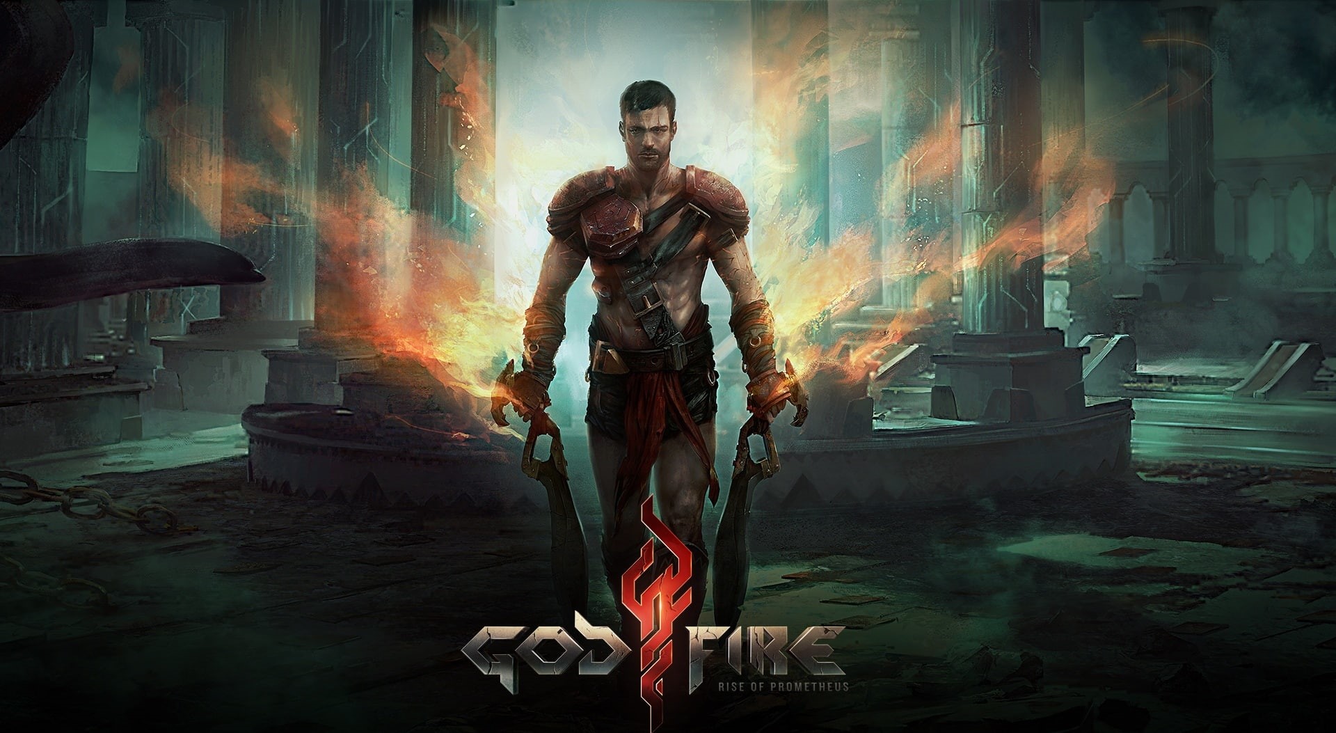 fire, sign, government, Godfire, Prometheus, Movies, indoors, clothing, front view, protection, digital composite, holding, human representation, HD Wallpaper