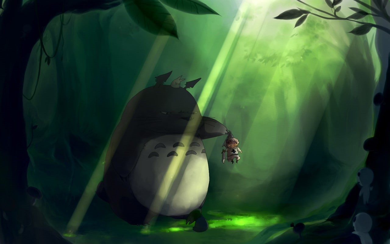 plant, green color, underwater, close-up, animal themes, animal wildlife, vertebrate, water, totoro kodama forest, leaf, sea, animal, marine, animals in the wild, HD Wallpaper