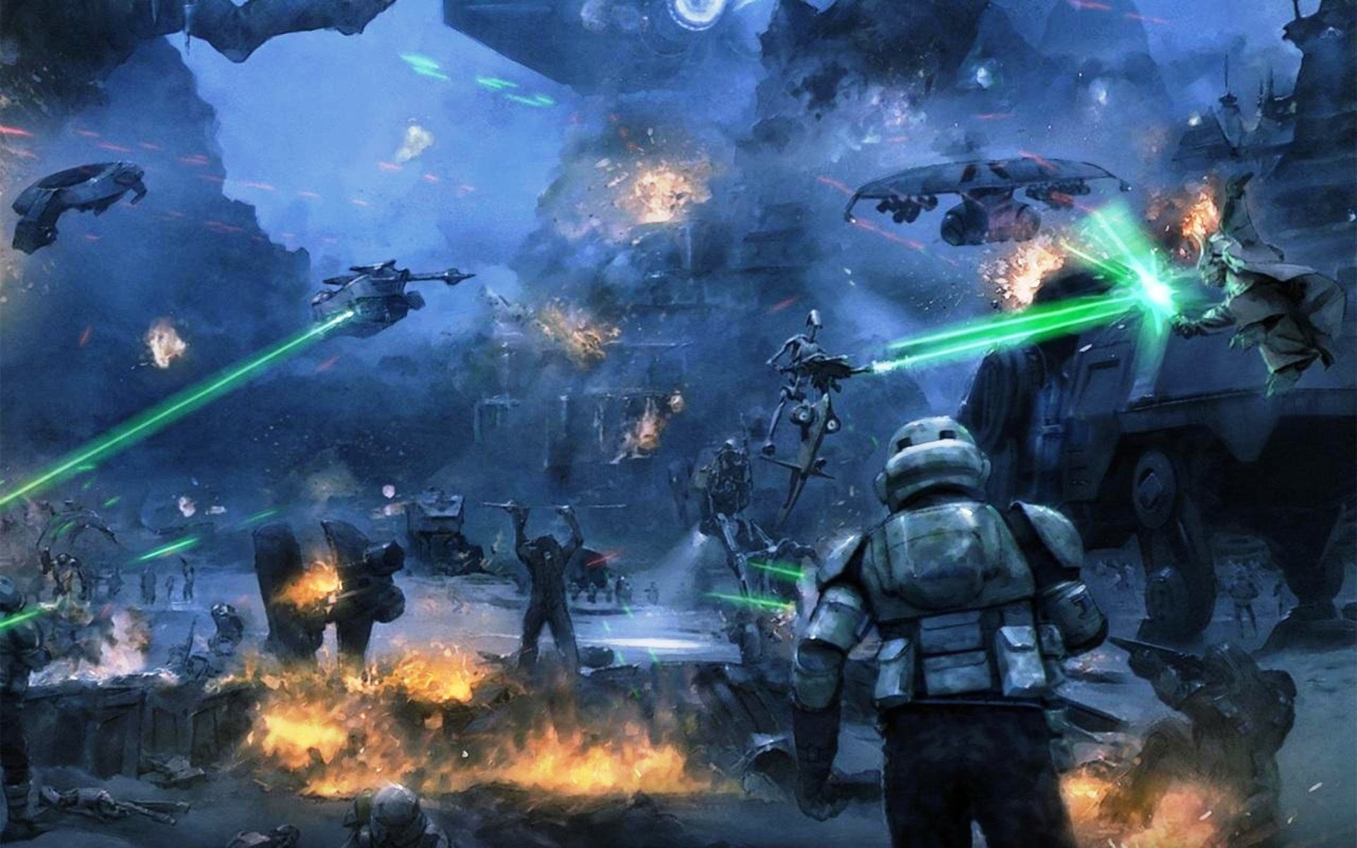 war, group of people, smoke - Physical Structure, red, 1080P, water, men, flame, Boba Fett, nature, spaceship, army, armed Forces, motion, gun, HD Wallpaper